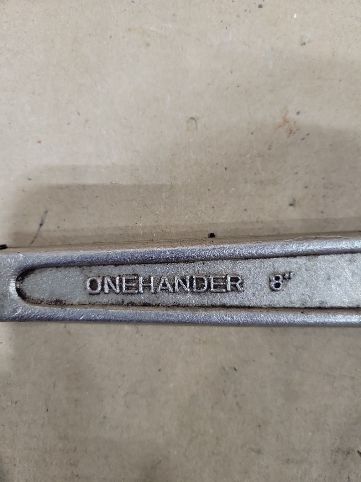 German-Made OneHander 8" Self-Adjusting Pipe Wrench