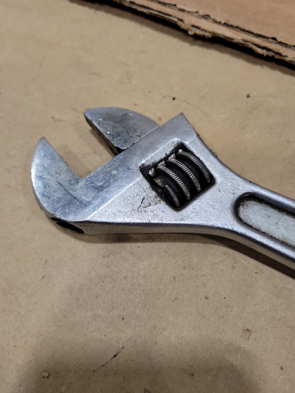Vintage Indestro Super Adjustable Wrench No. 3589 – Forged Alloy Steel USA