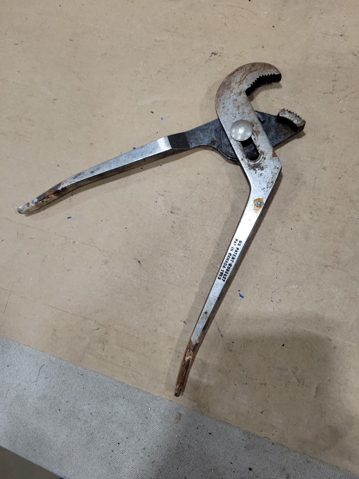 Vintage Champion DeArment Channellock No. 410 Tongue & Groove Pliers