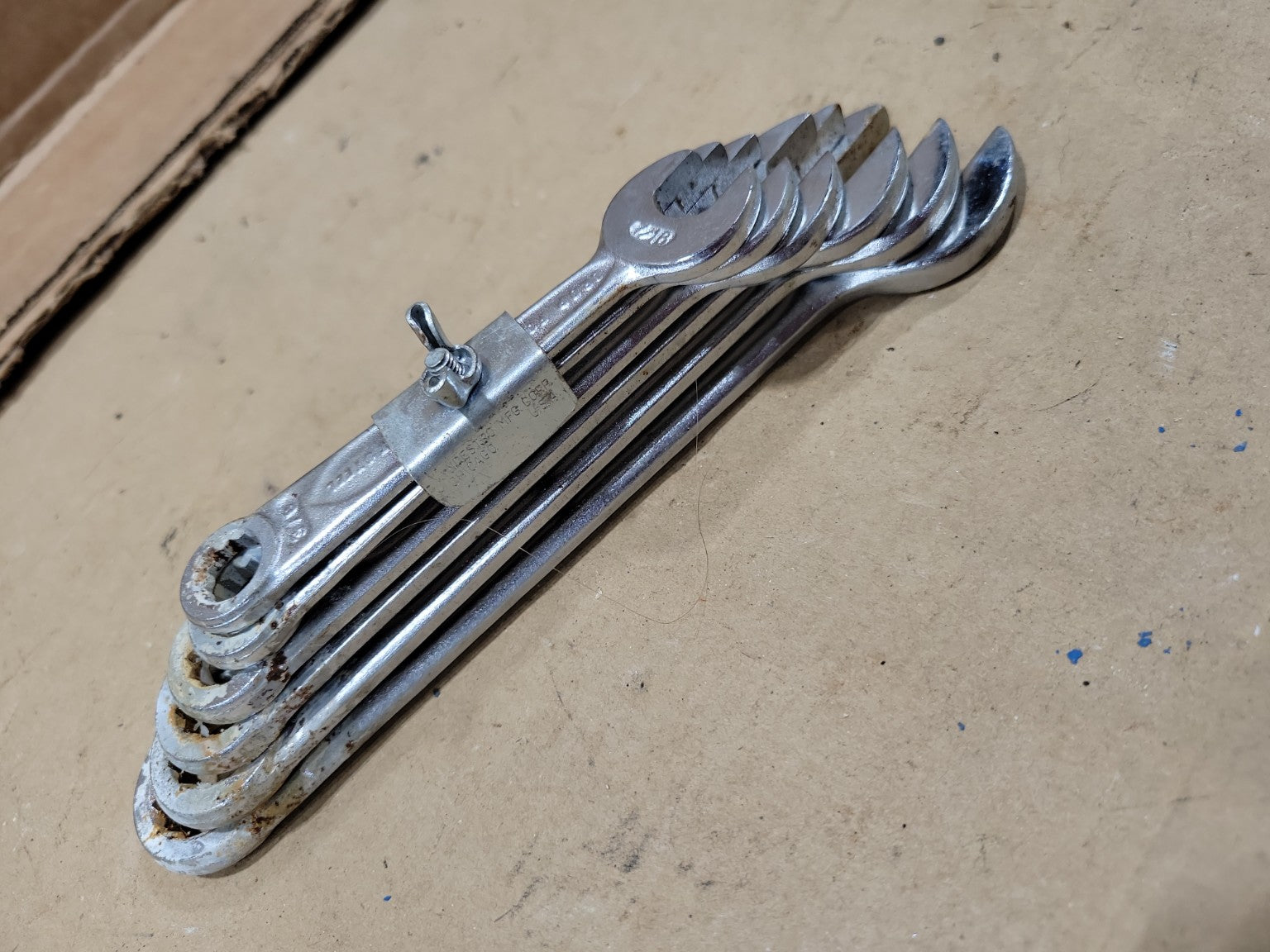 Vintage Indestro Open-End Wrench Set – 6 Piece SAE Set