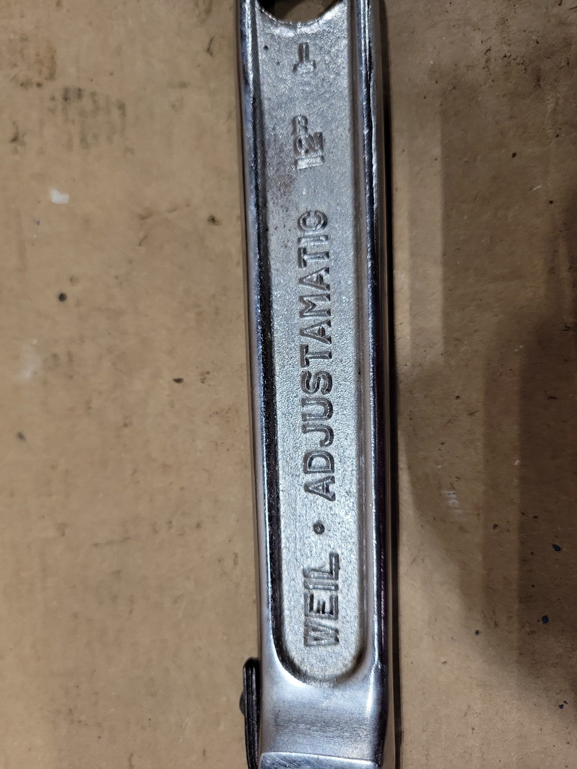 Vintage Adjustable Pipe Wrench – Drop Forged Tool Steel