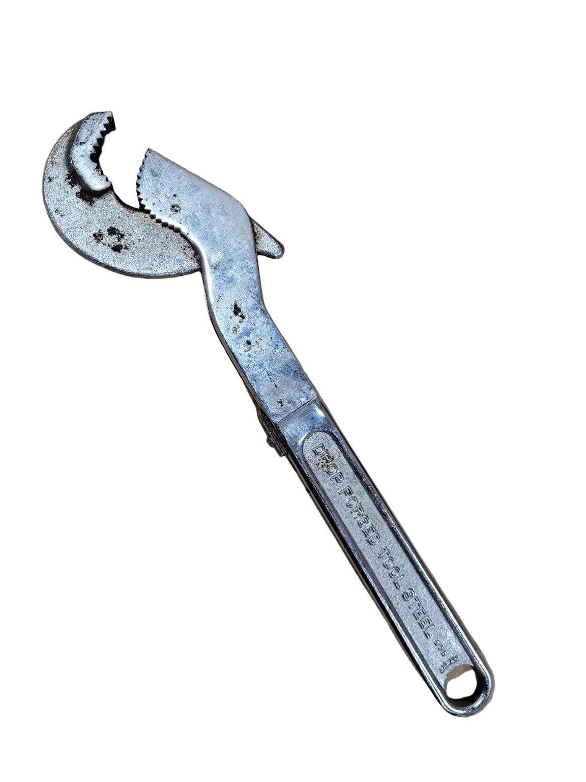 Vintage Adjustable Pipe Wrench – Drop Forged Tool Steel