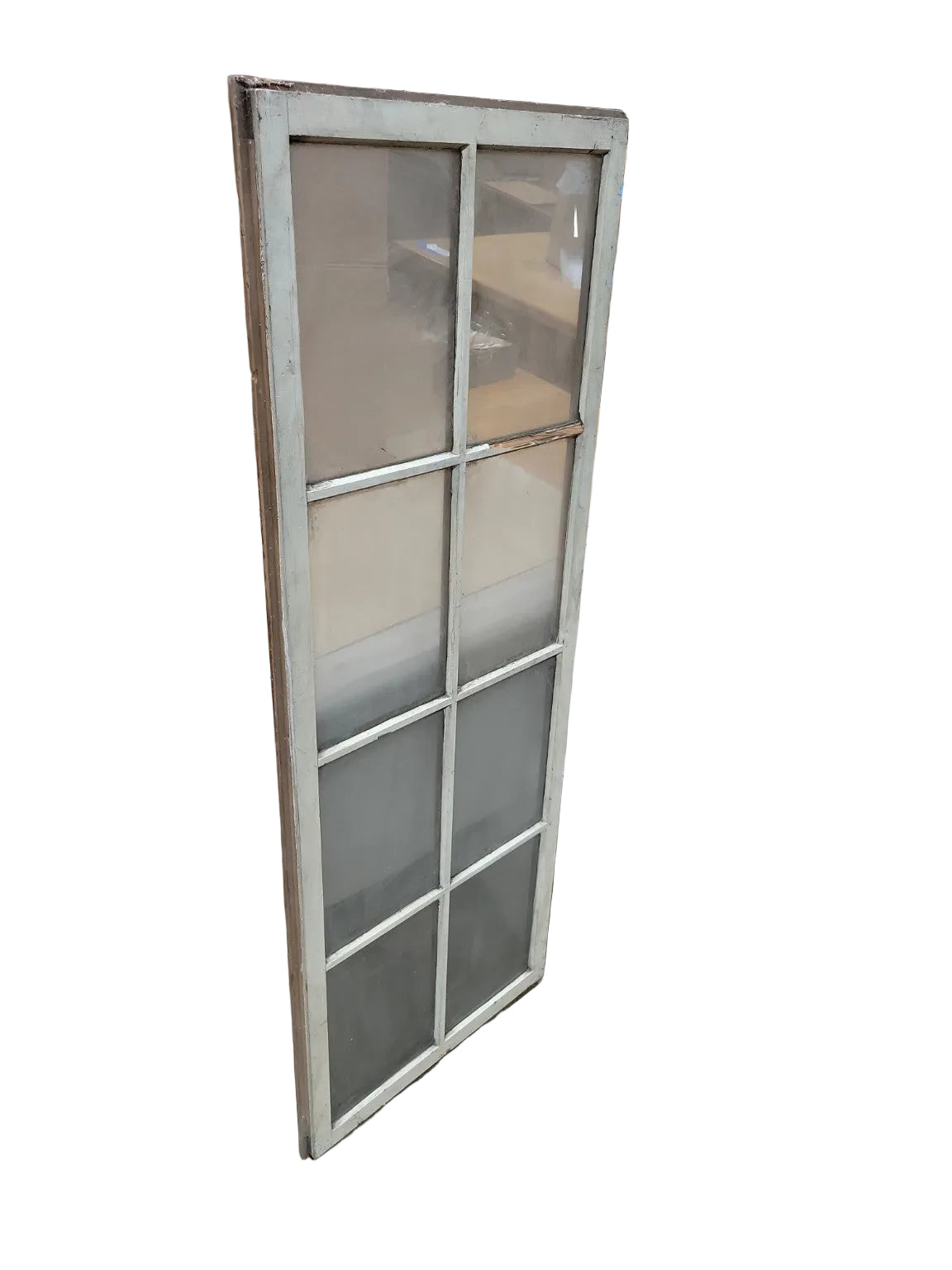 Antique 8-Lite Wood Window Sash