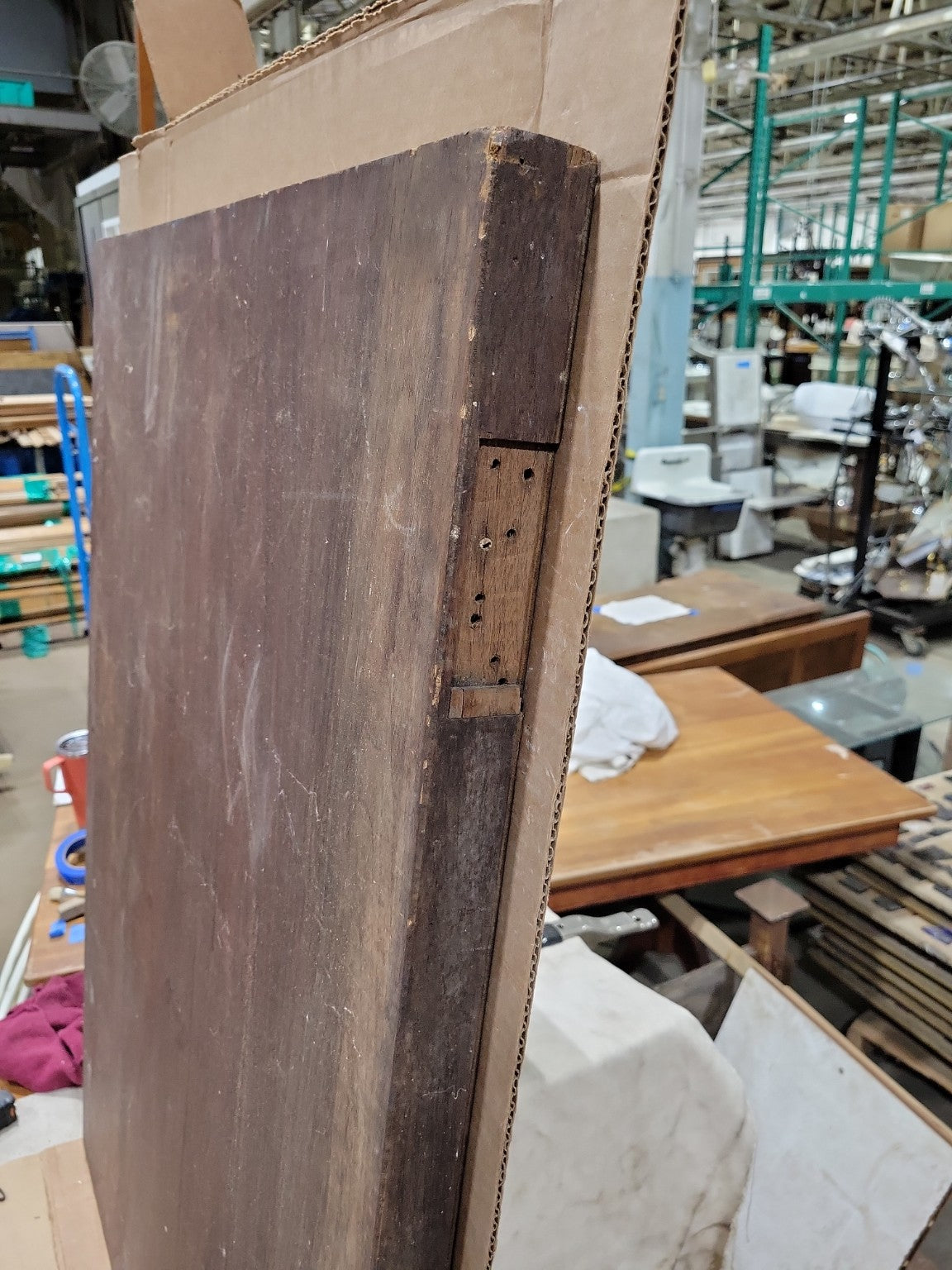 Antique Wood Dutch Door with Original Hardware
