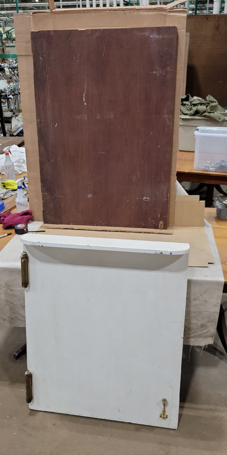 Antique Wood Dutch Door with Original Hardware