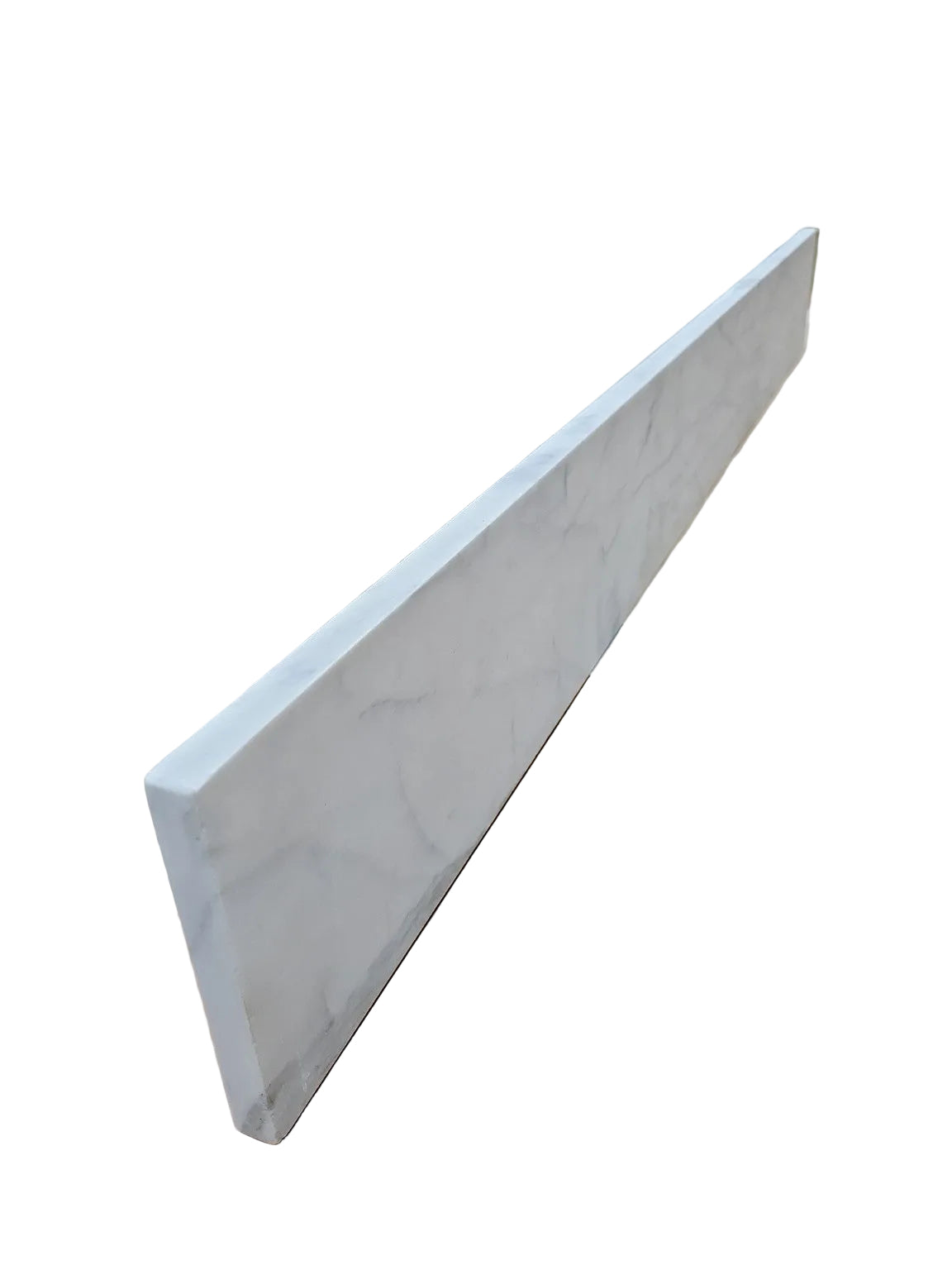 White Marble Look Engineered Stone Threshold / Shelf Slab – 50⅛"