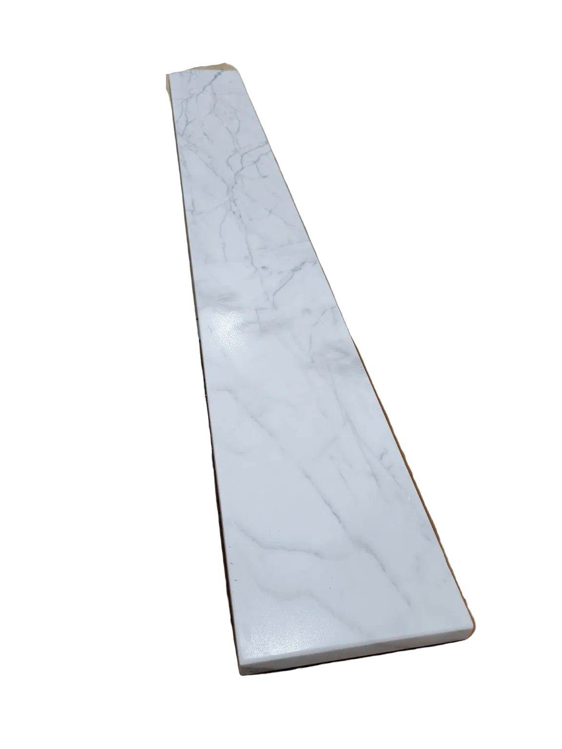White Marble Look Engineered Stone Threshold / Shelf Slab – 50⅛"