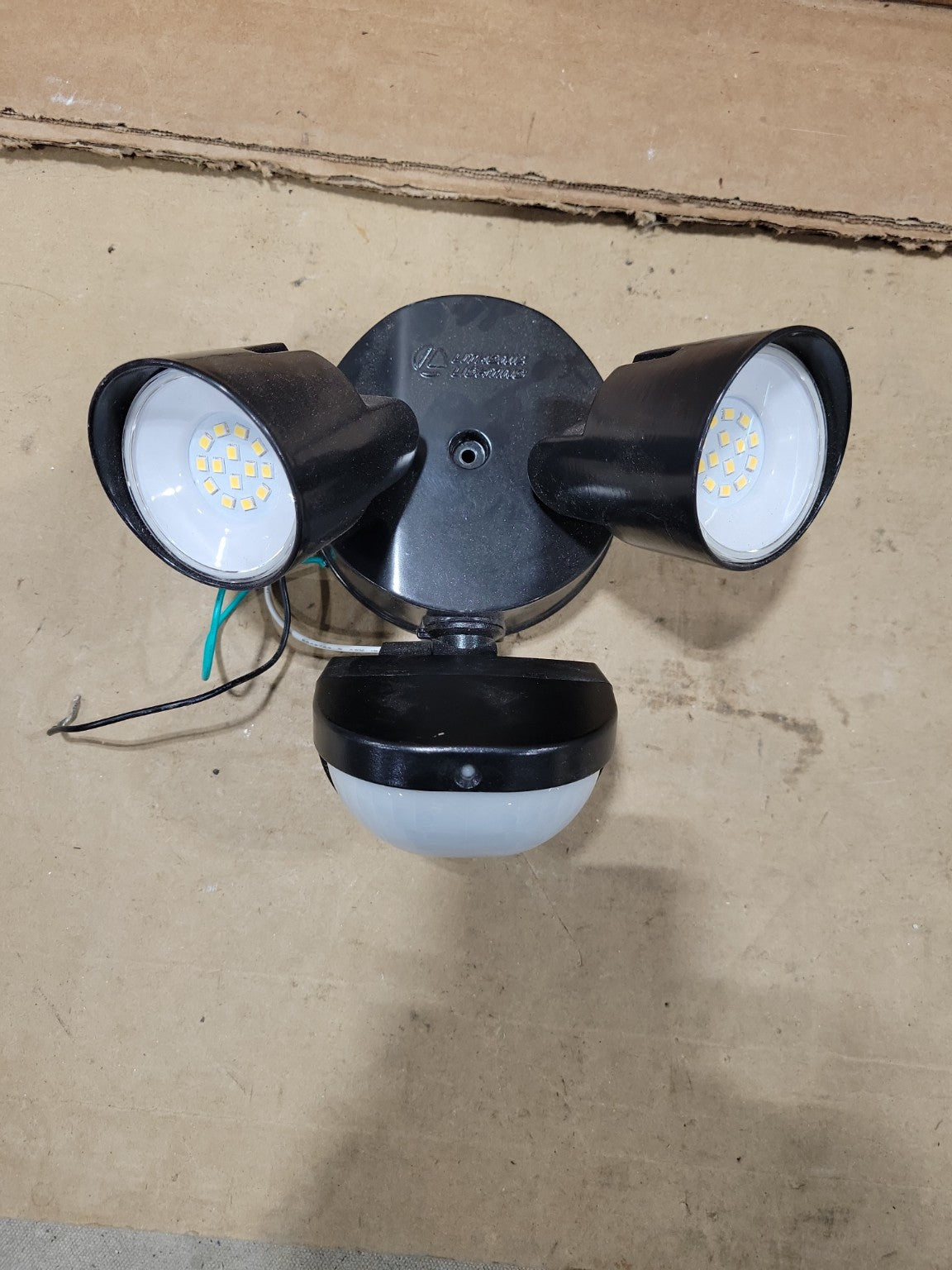 Lithonia Lighting LED Motion Sensor Dual-Head Security Flood Light