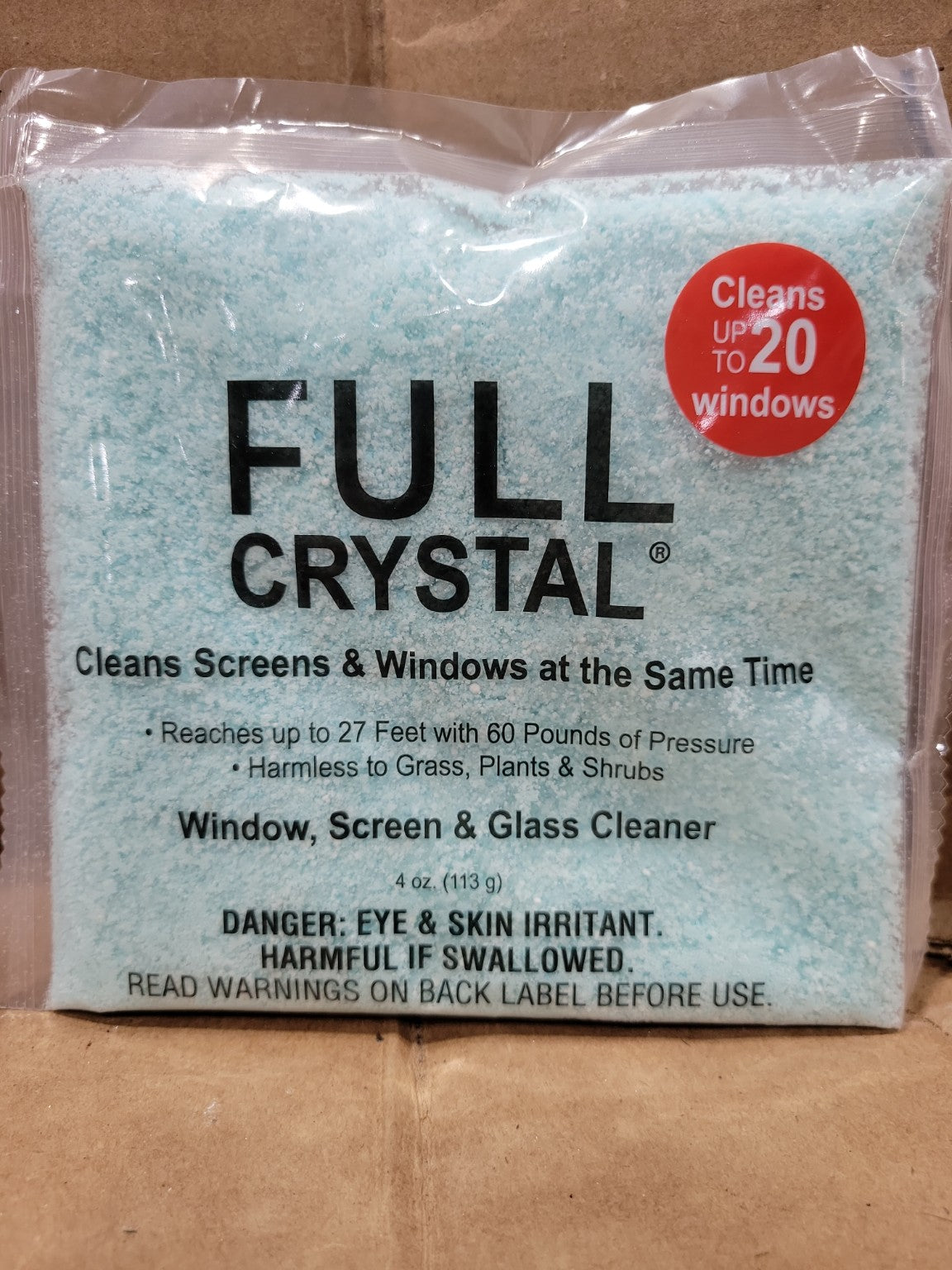 Full Crystal Full Exterior Window & Screen Cleaning Kit