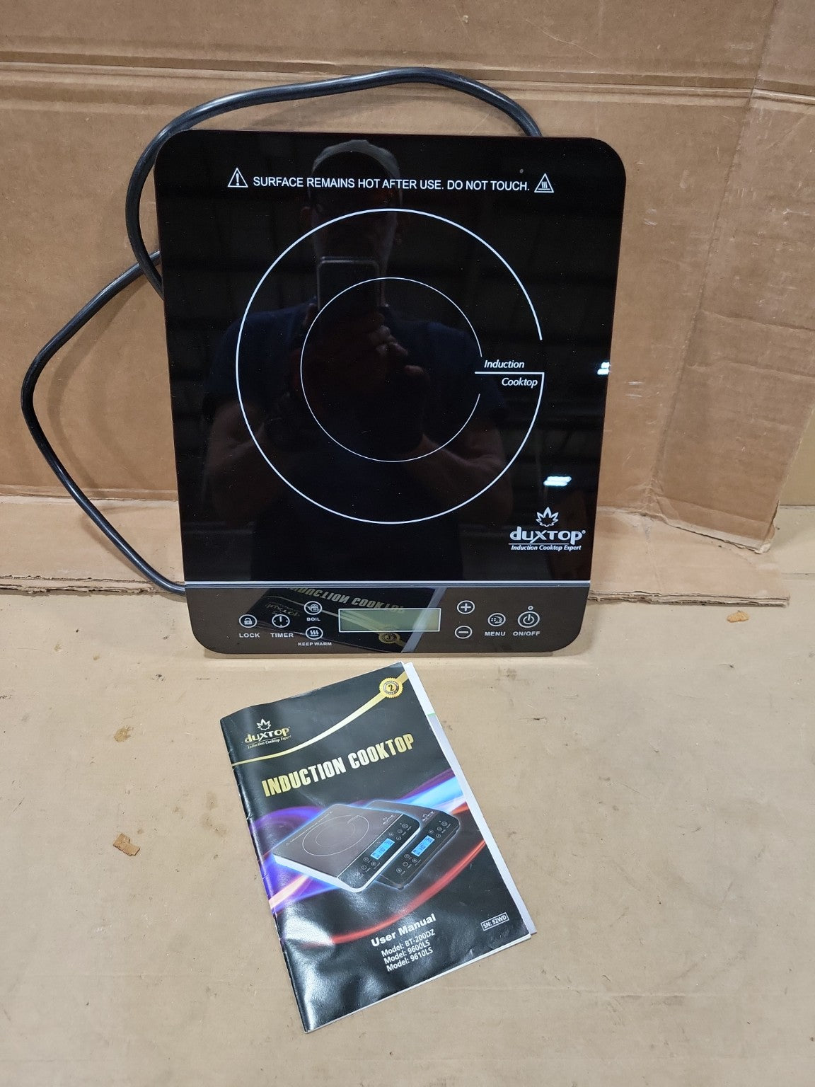 Duxtop Portable Induction Cooktop BT-200DZ (1800W)