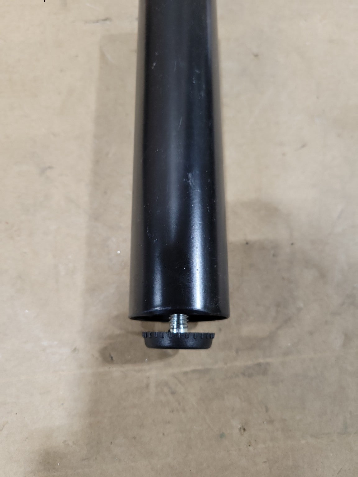 Set of 6 Adjustable Black Metal Furniture Legs – 6⅛" Replacement Legs