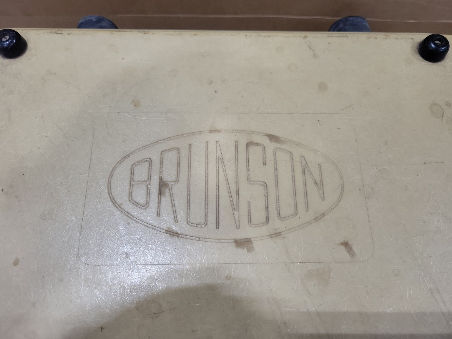 Vintage Brunson Fiberglass Equipment Carrying Case – Industrial Protective Storage