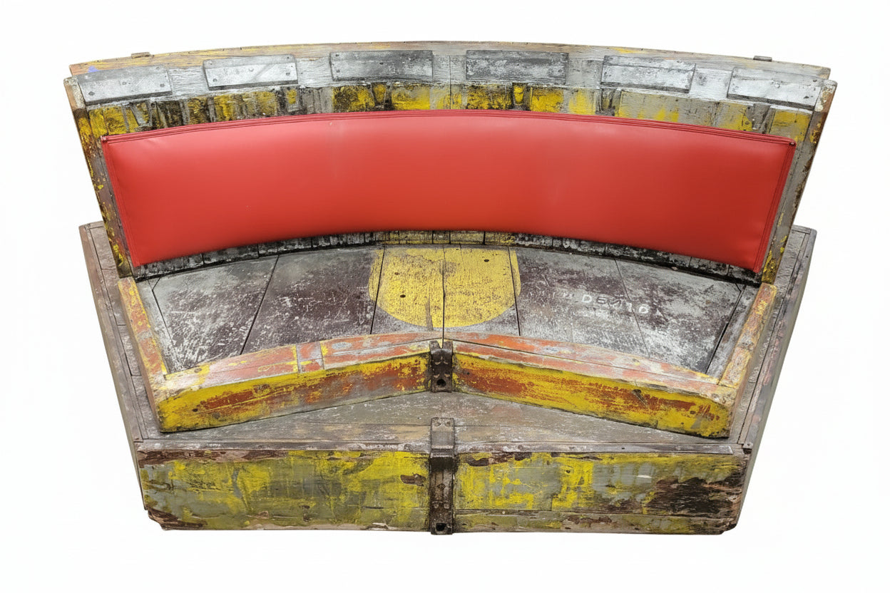 Cleveland Baseball Stadium Salvaged Foundry Mold Bench (Sectional)