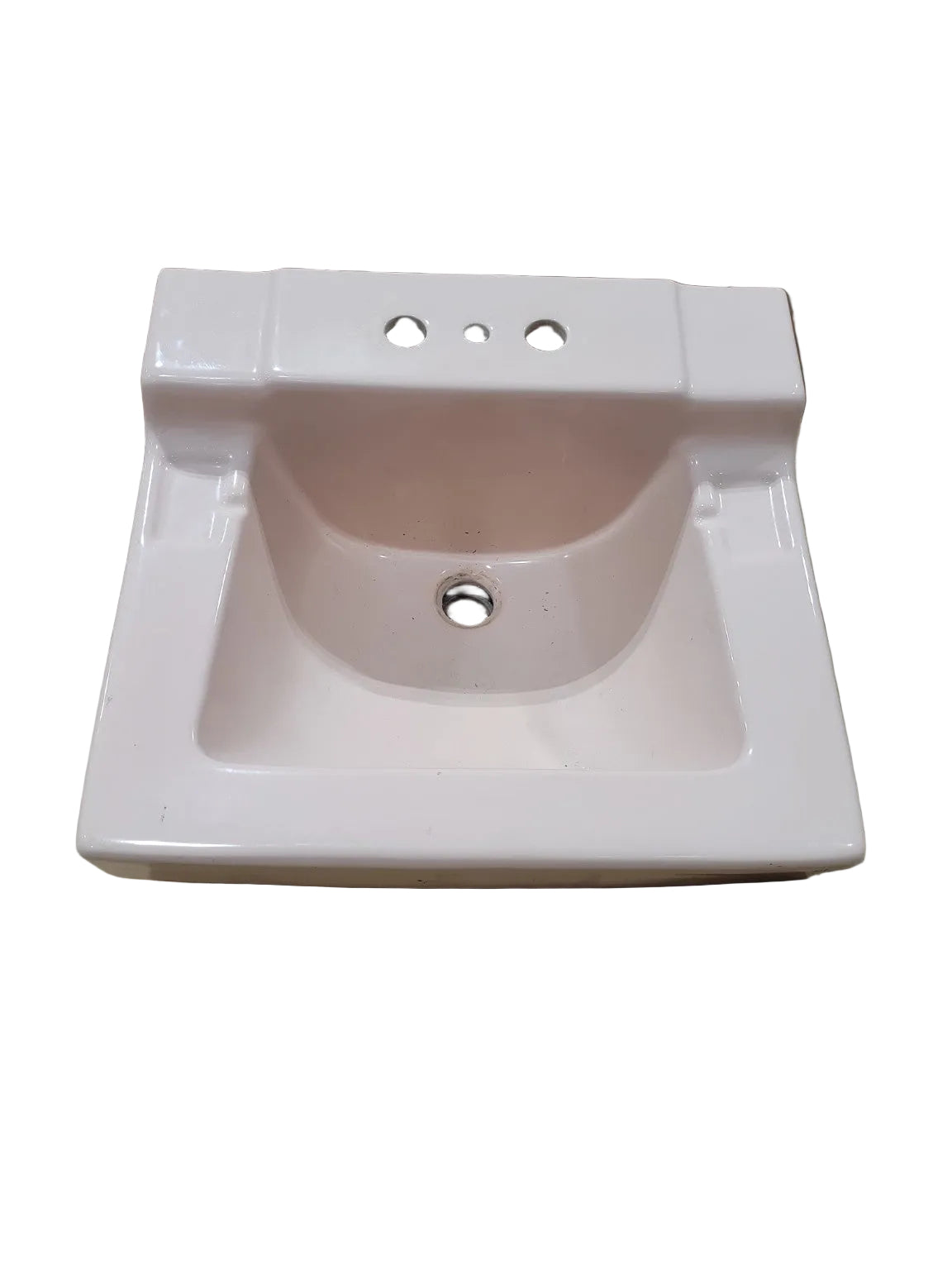 Vintage Rheem Wall-Mount Ceramic Bathroom Sink – Soft Pink