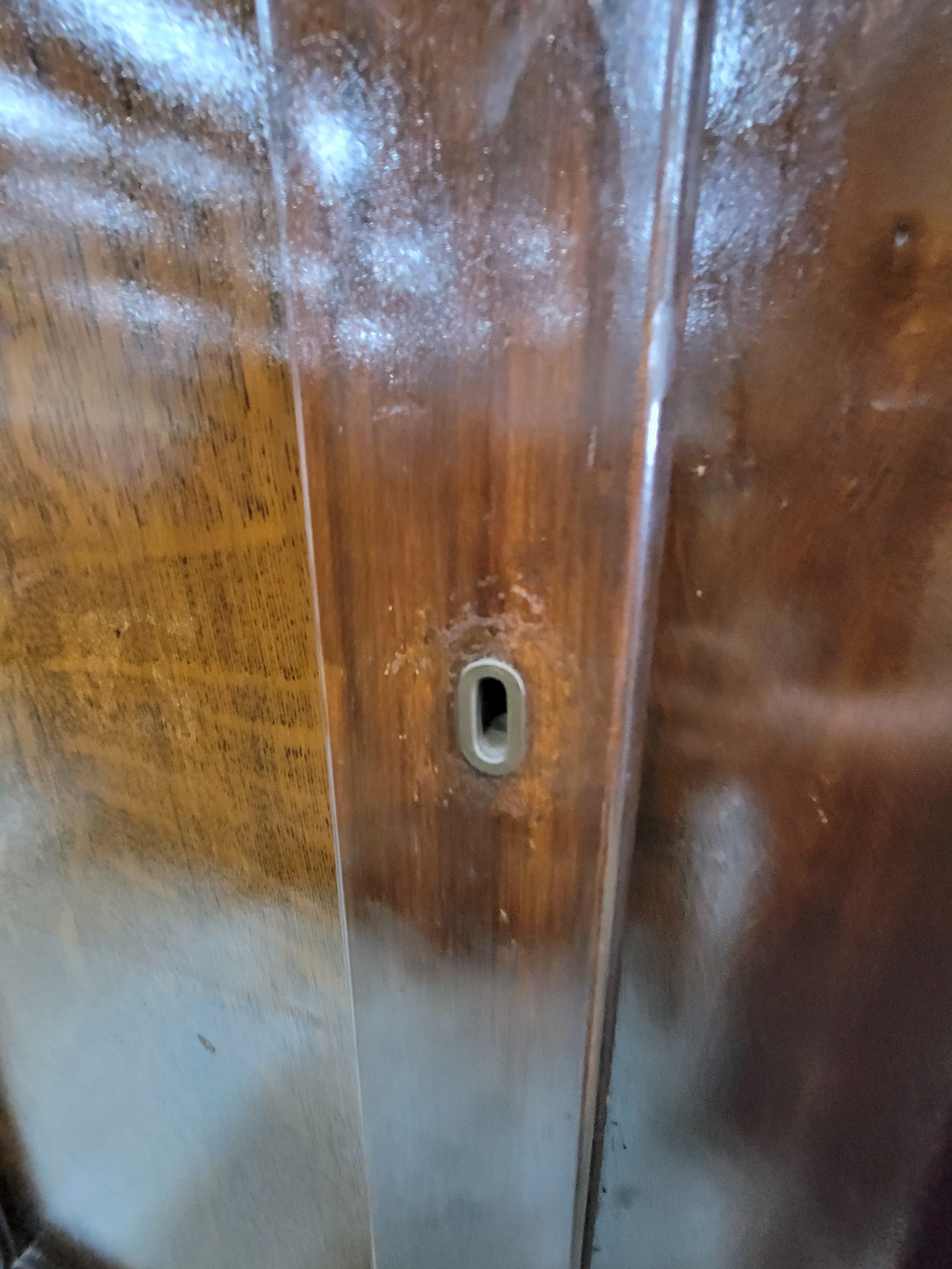 Antique Quarter-Sawn Oak Knockdown Wardrobe Armoire