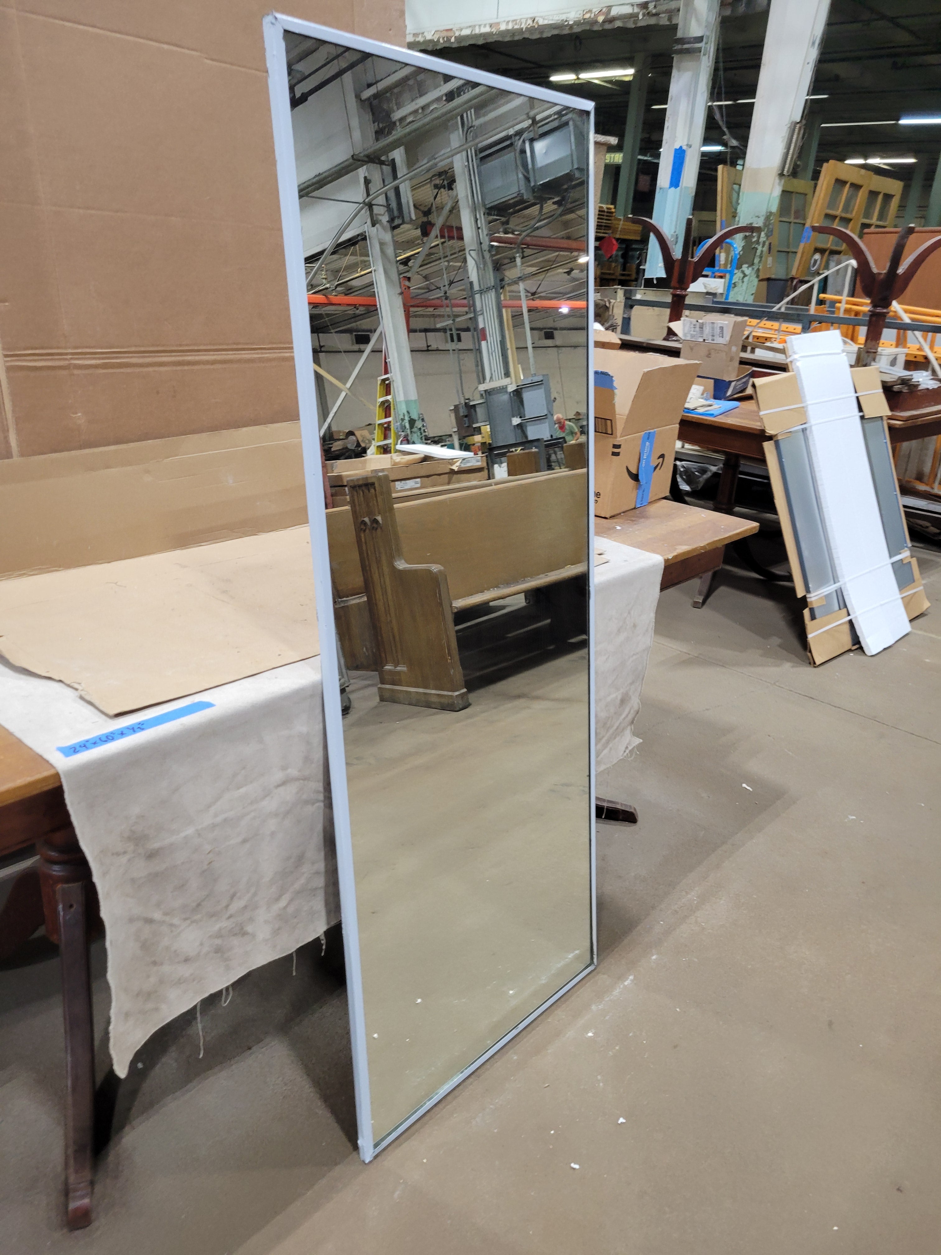 Frameless-Style Channel Frame Wall Mirror (ASI Commercial)