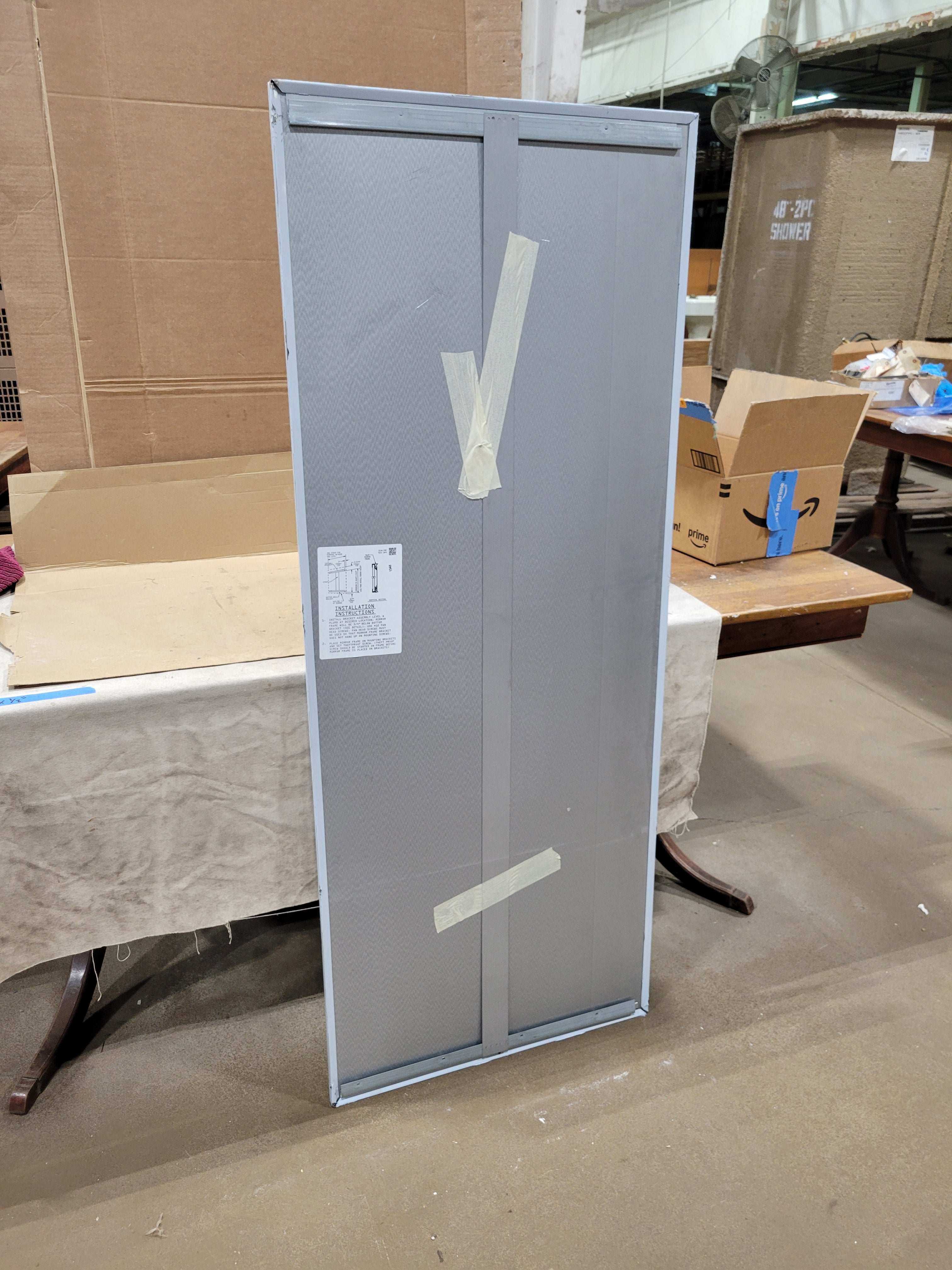 Frameless-Style Channel Frame Wall Mirror (ASI Commercial)