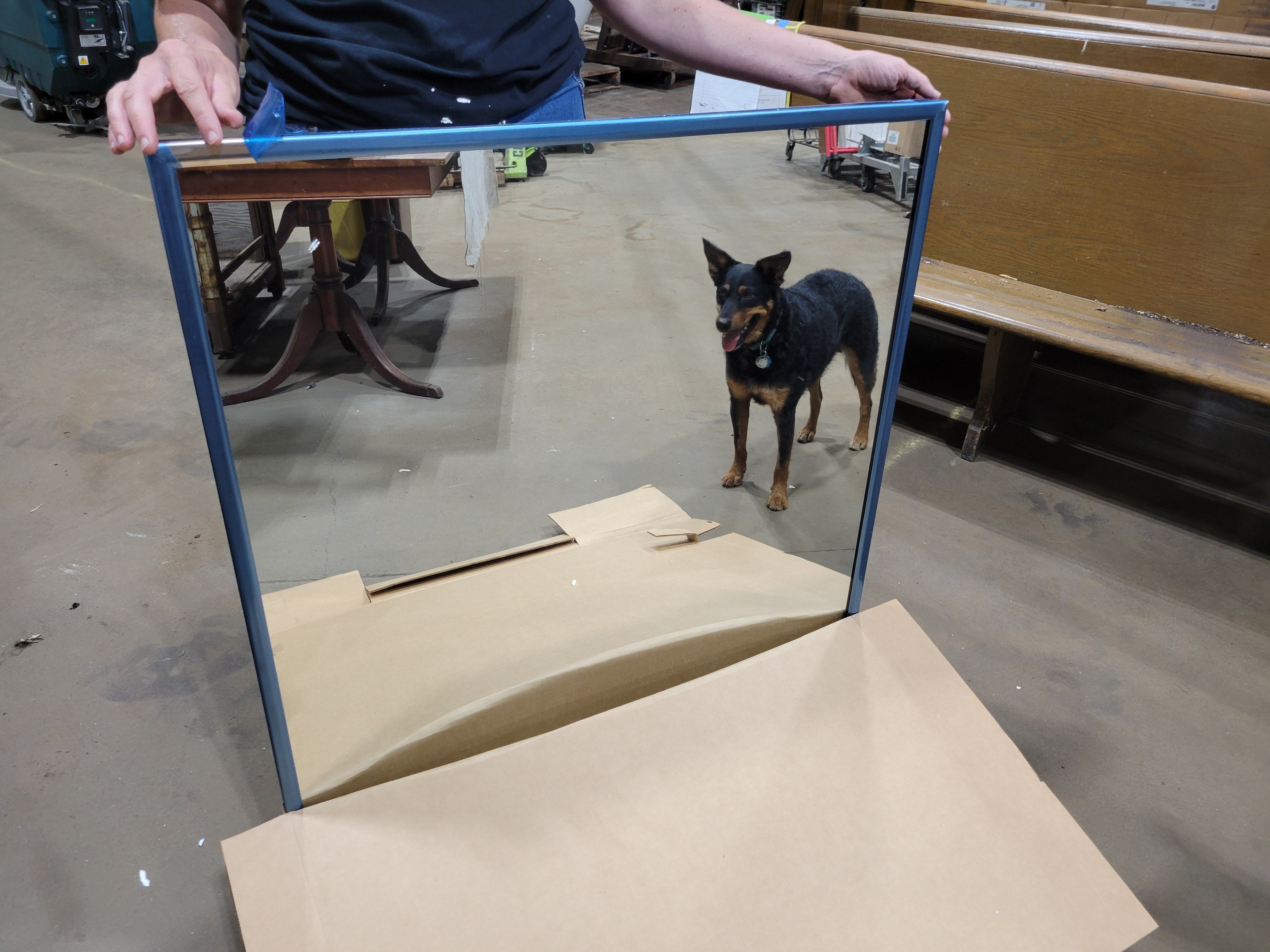 Bradley Commercial Channel Frame Wall Mirror