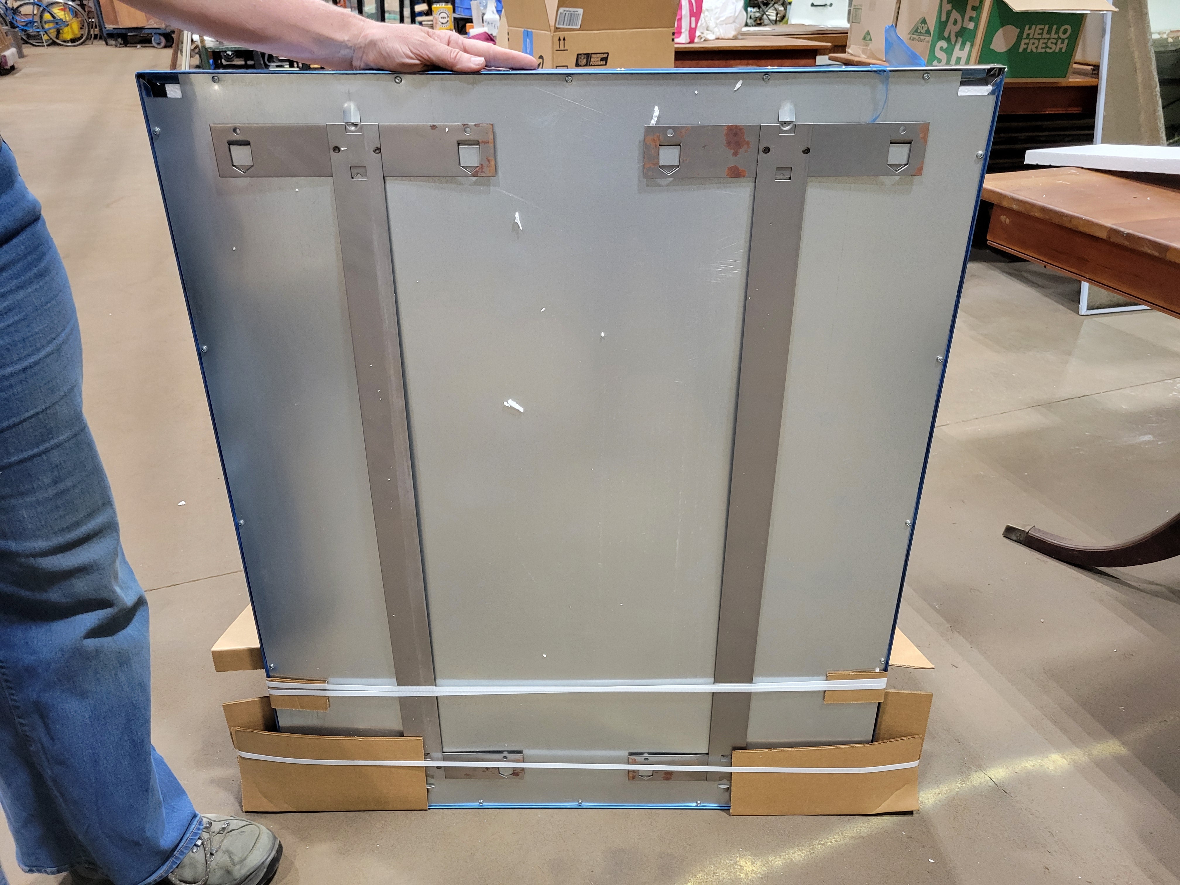 Bradley Commercial Channel Frame Wall Mirror