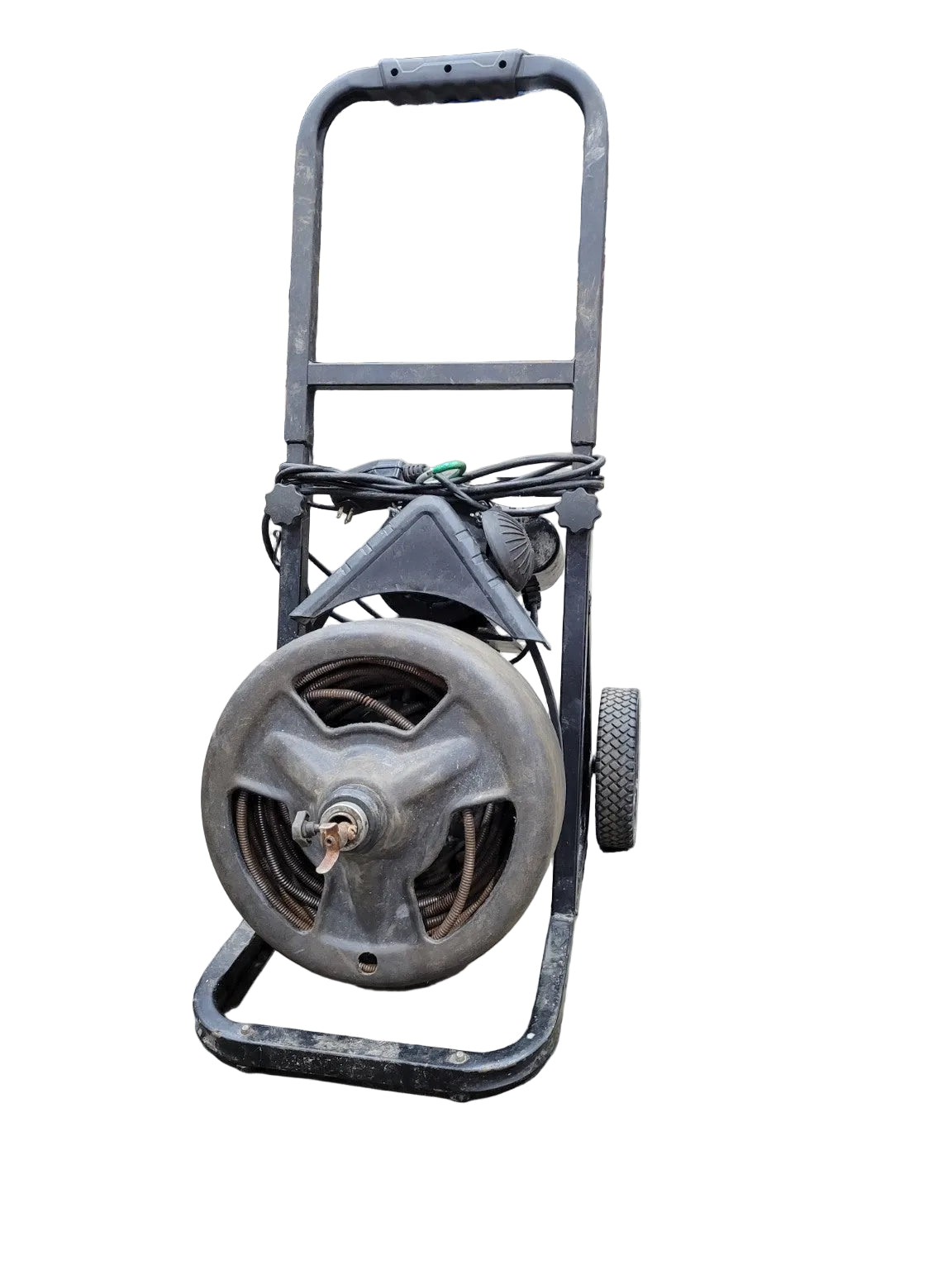 100 ft Power Feed Drain Cleaner with Rolling Cart