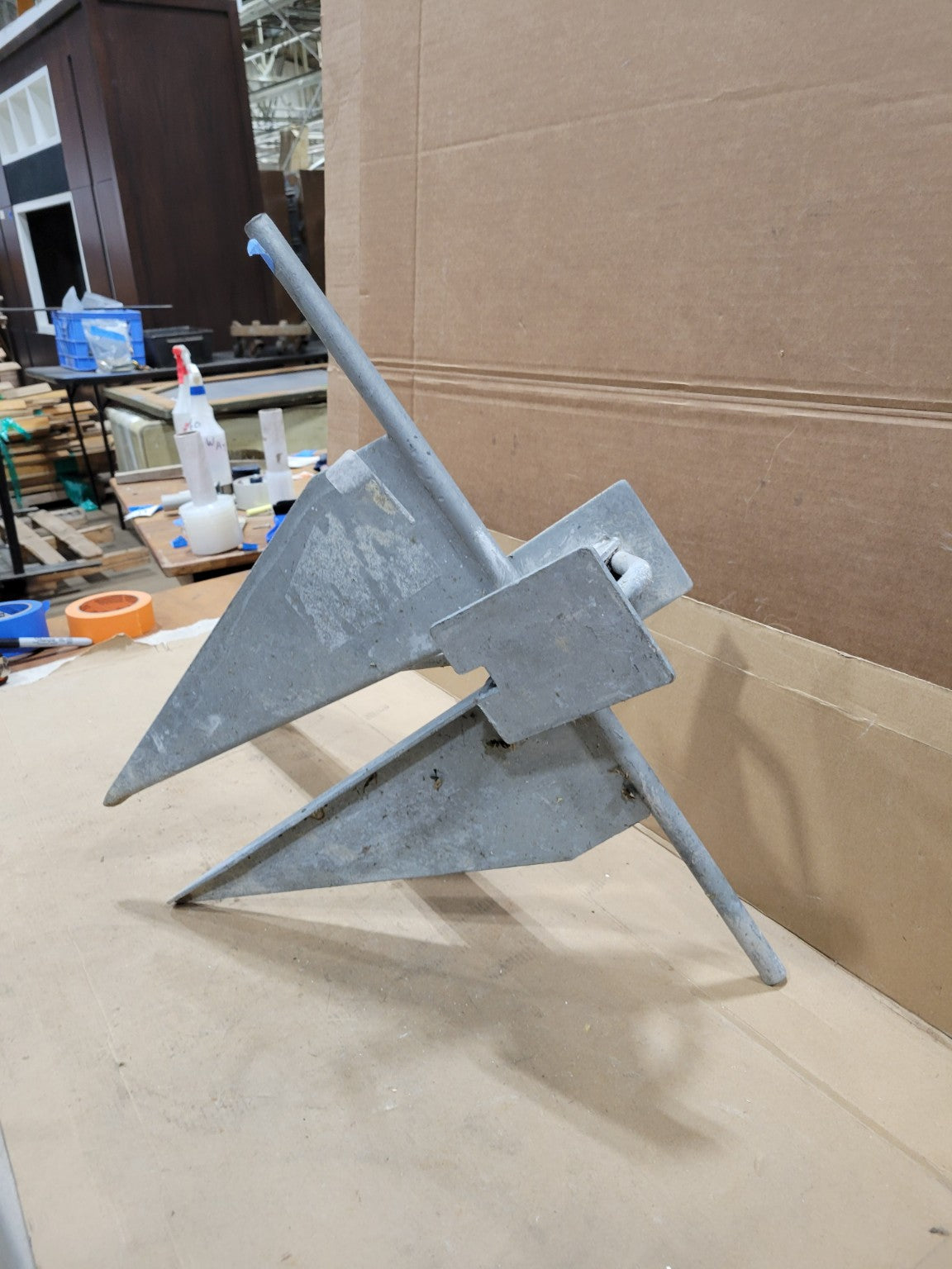 Galvanized Steel Boat Fluke Anchor