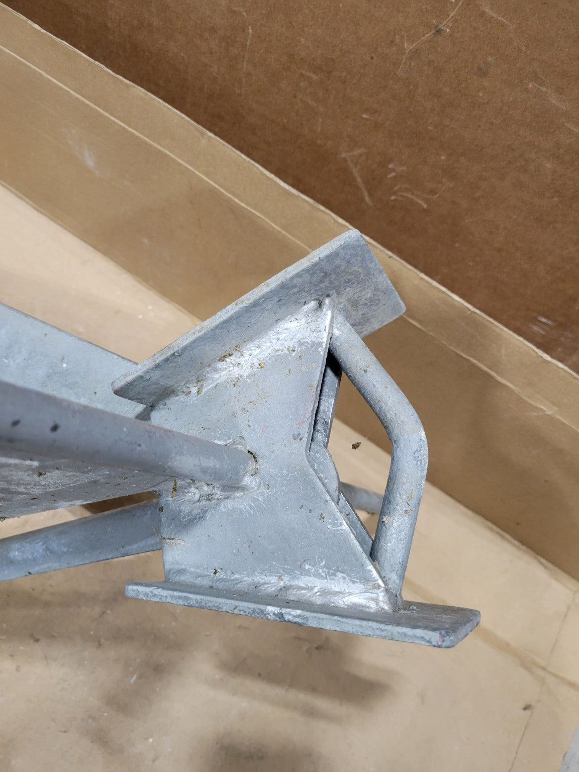 Galvanized Steel Boat Fluke Anchor