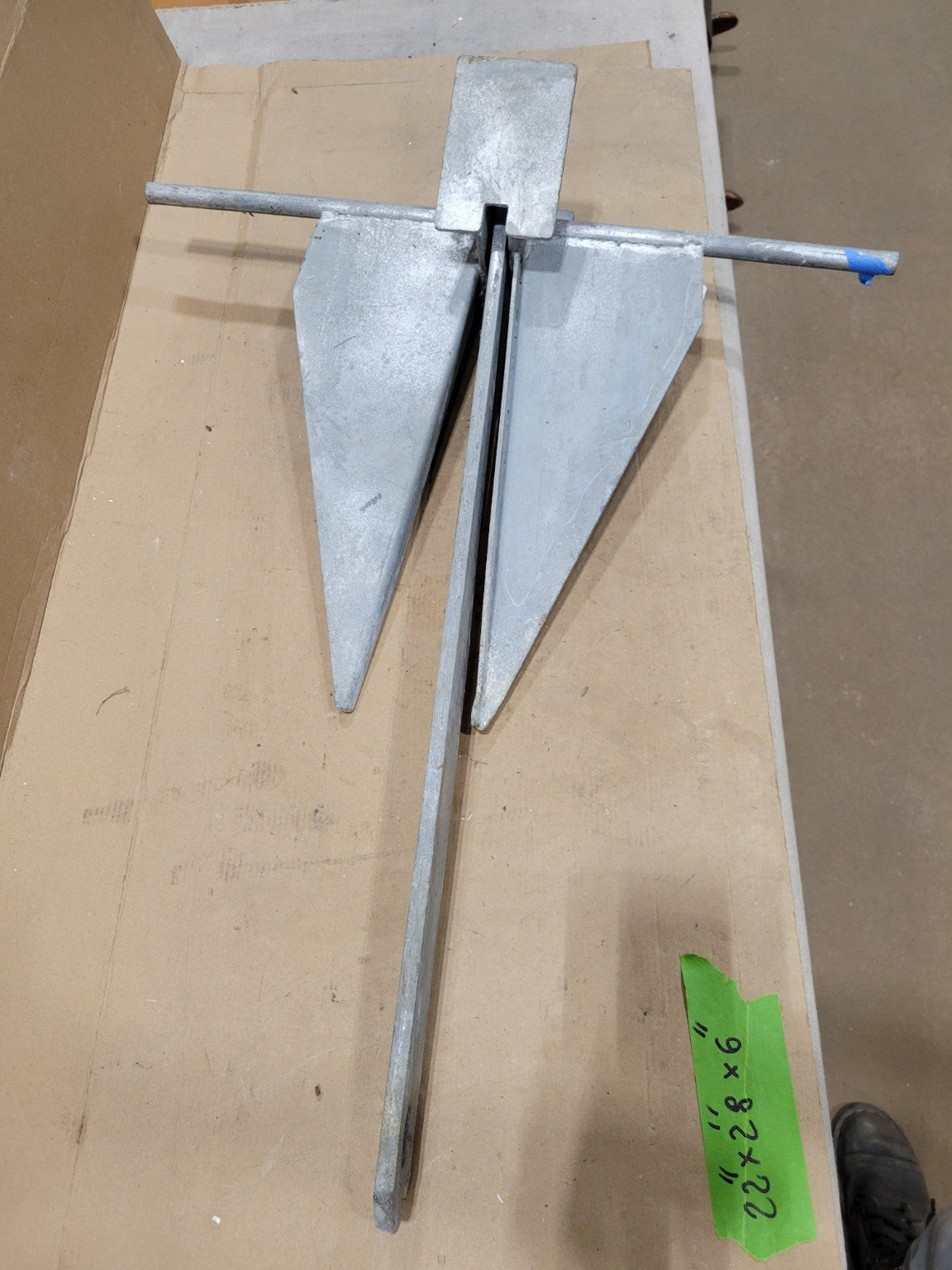 Galvanized Steel Boat Fluke Anchor