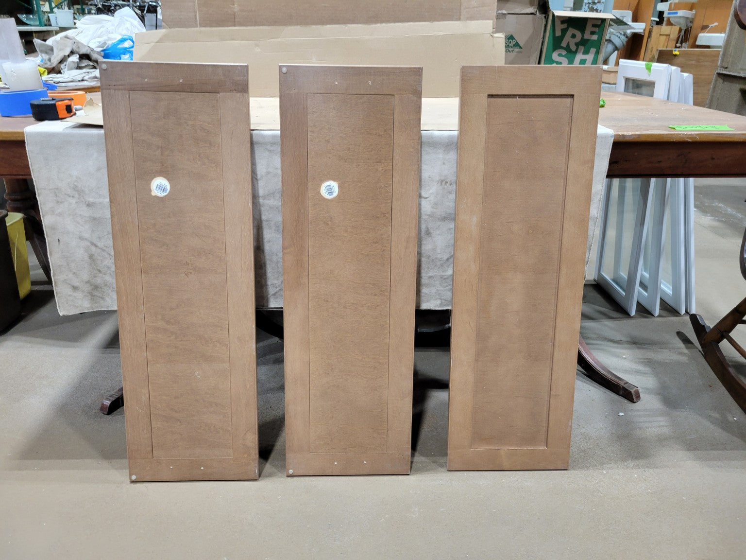 Maple Shaker Cabinet Doors (Set of 3)