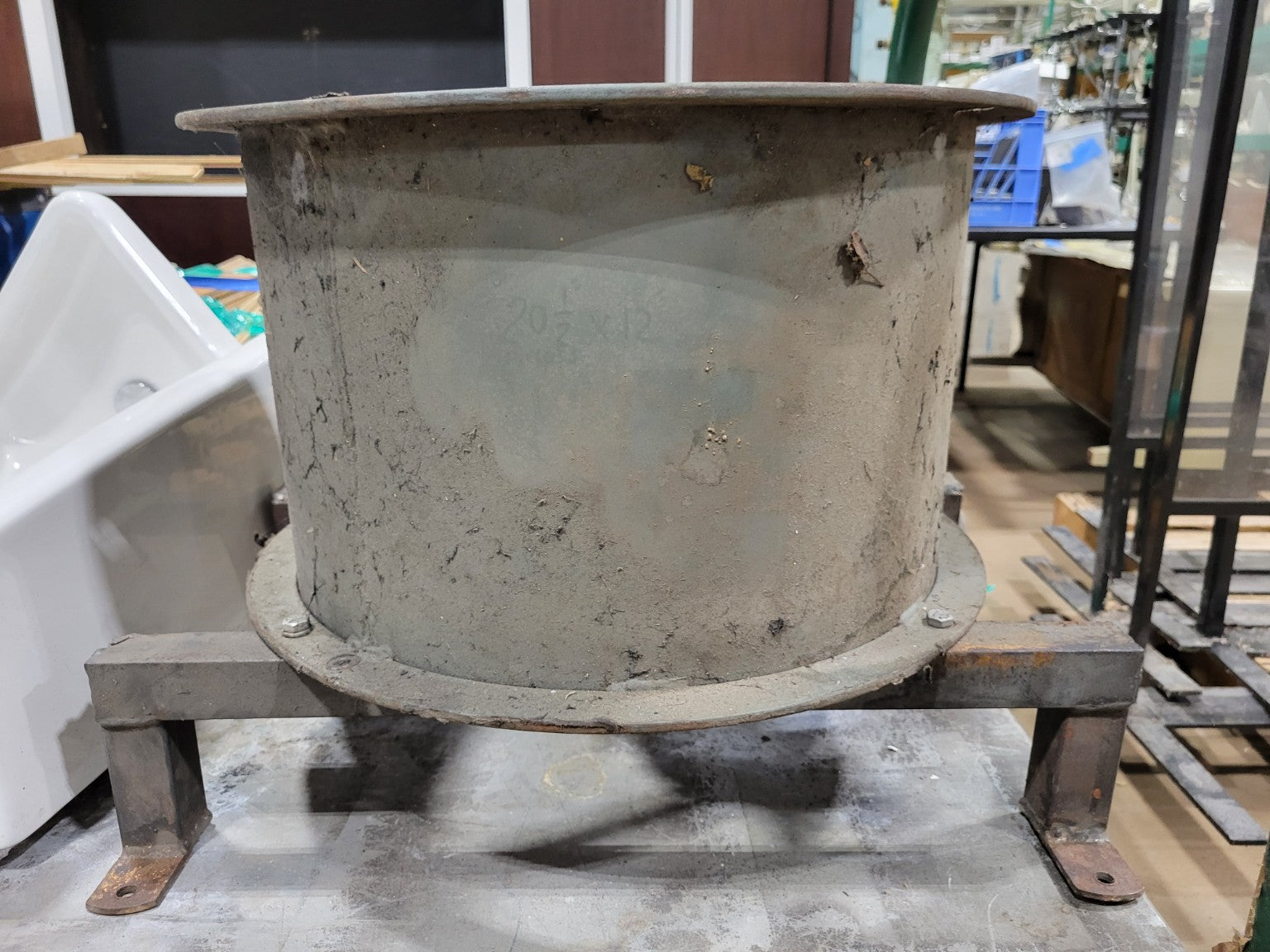 Industrial Binks 20½" Belt-Driven 3-Phase Exhaust Fan