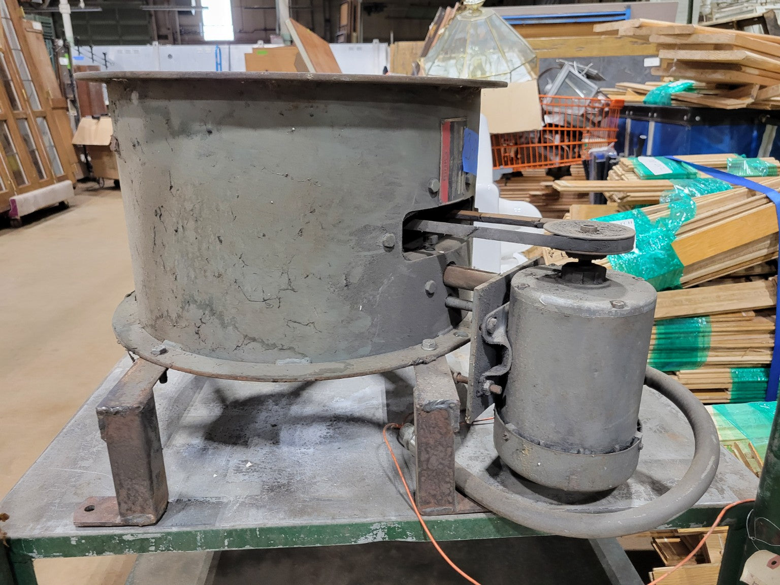 Industrial Binks 20½" Belt-Driven 3-Phase Exhaust Fan