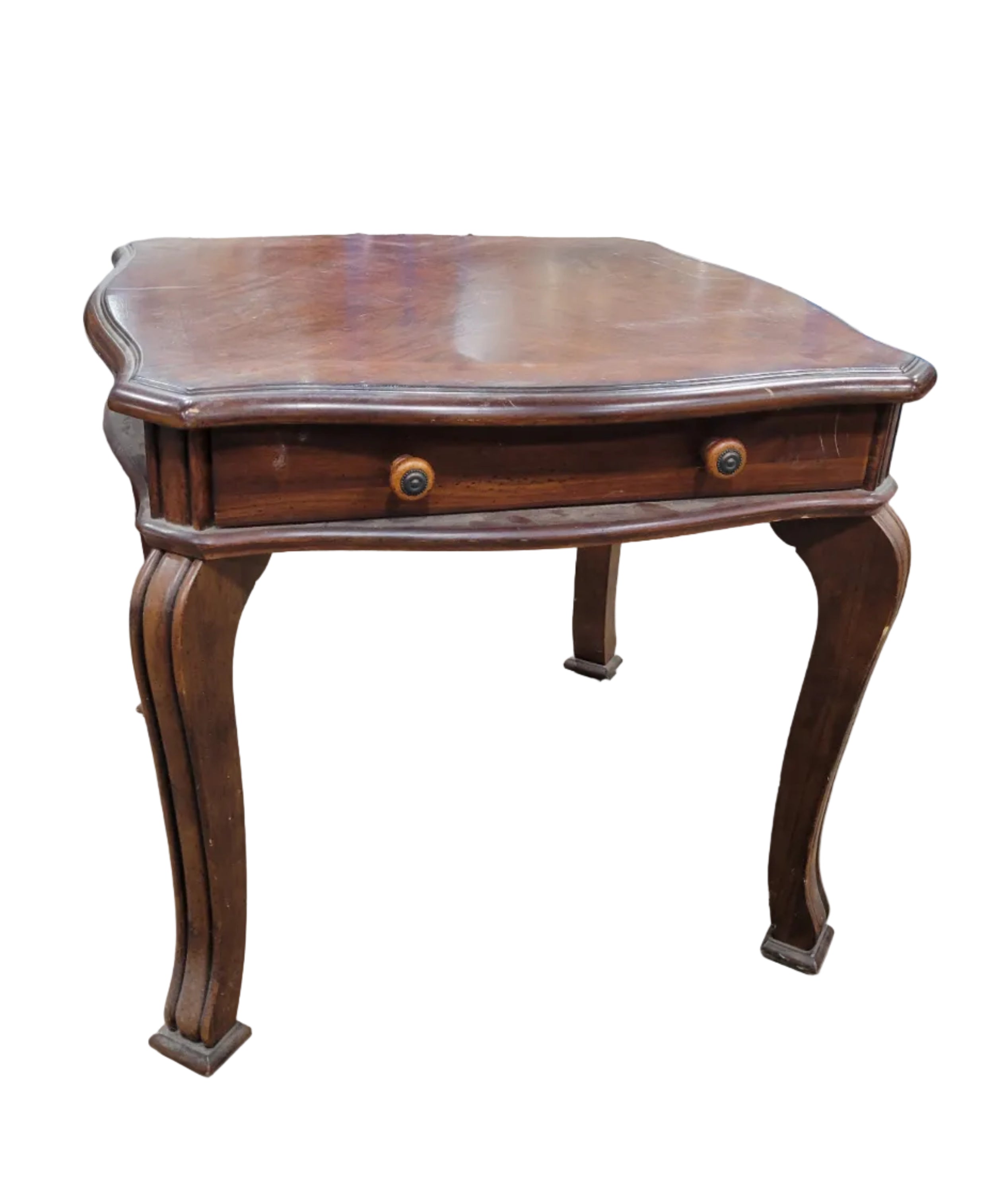 American Signature Traditional Cherry End Table with Drawer