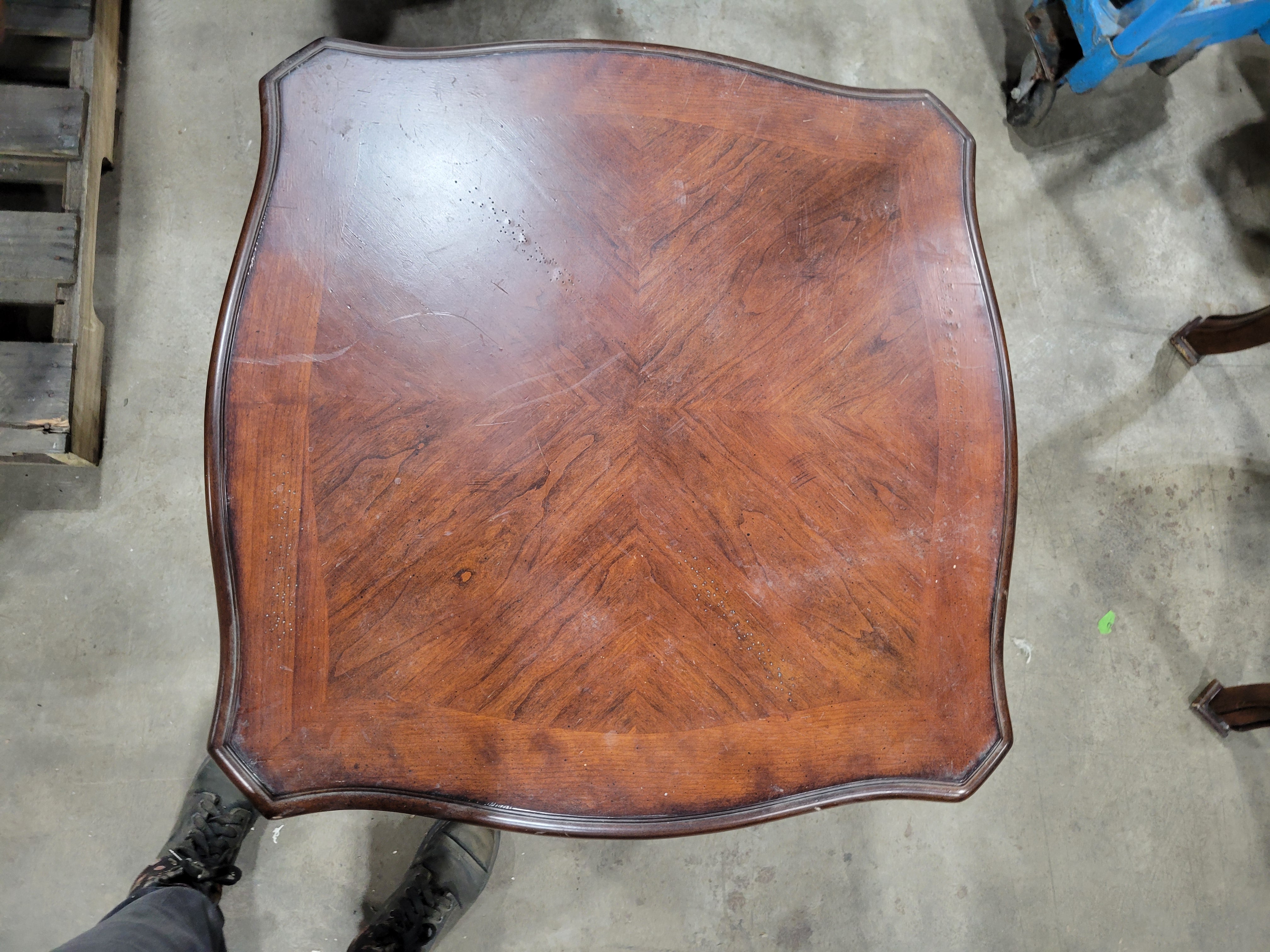 American Signature Traditional Cherry End Table with Drawer