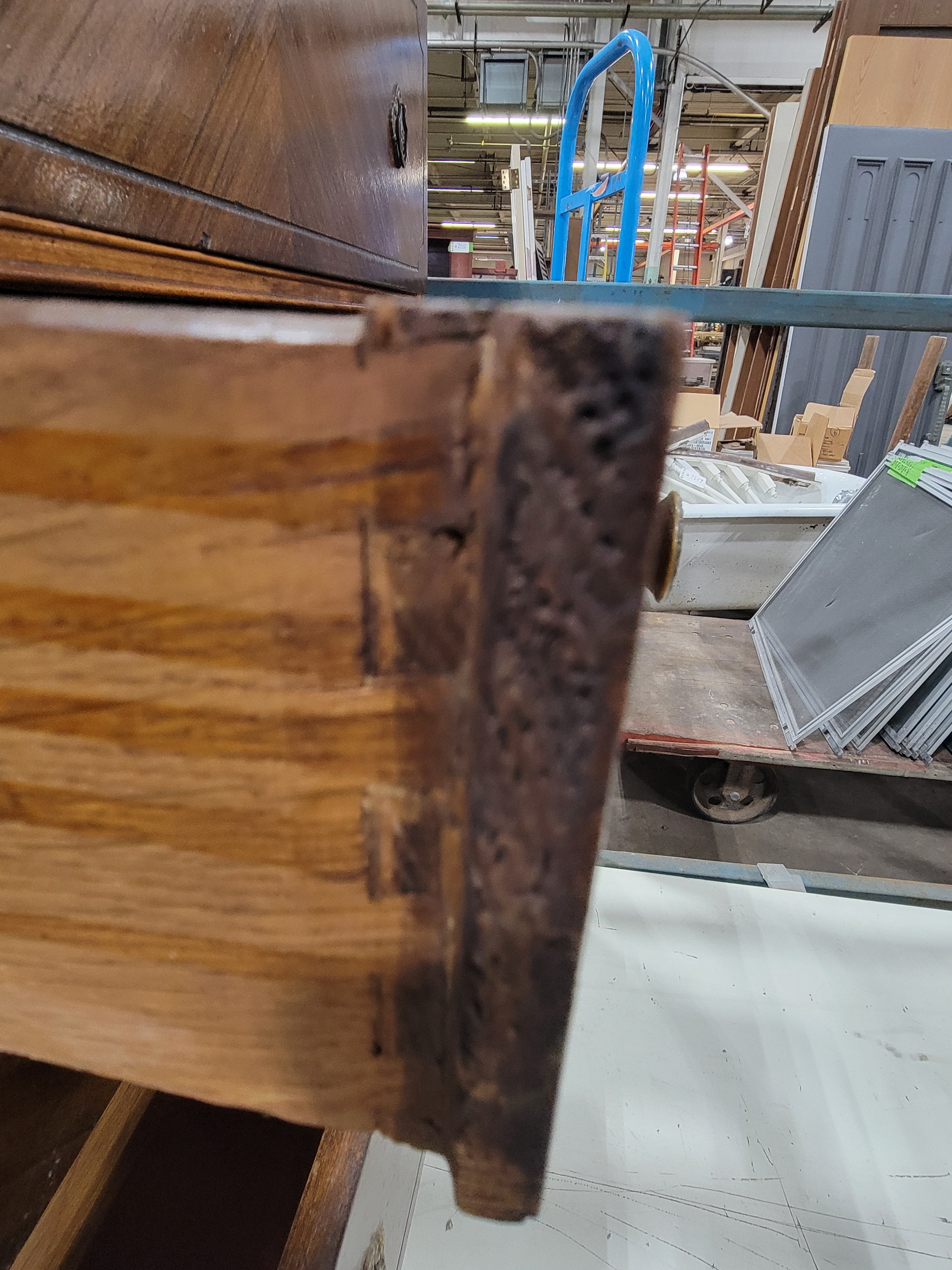 Vintage Walnut & Bird's-Eye Maple Chest of Drawers