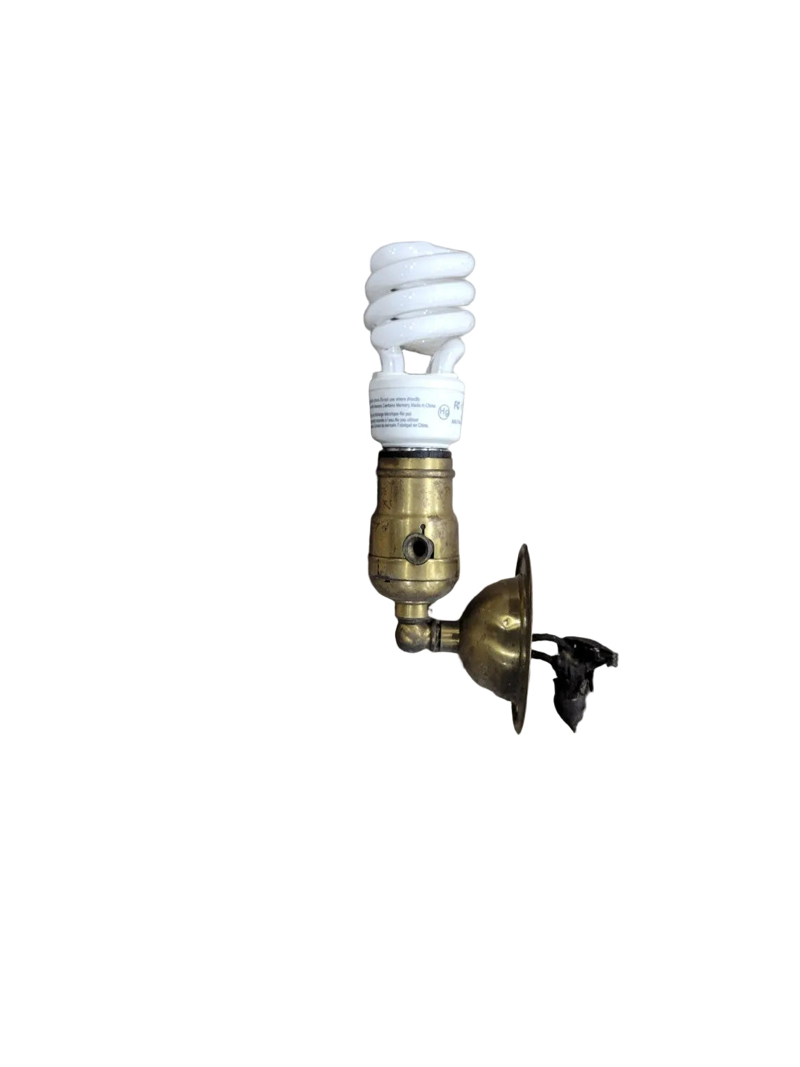 Antique Adjustable Solid Brass Wall Sconce Light Fixture