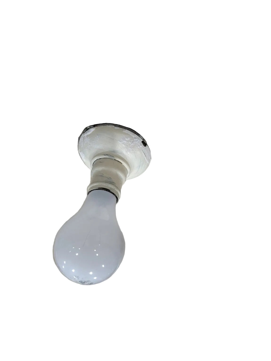 Vintage White Porcelain Surface Mount Light Socket