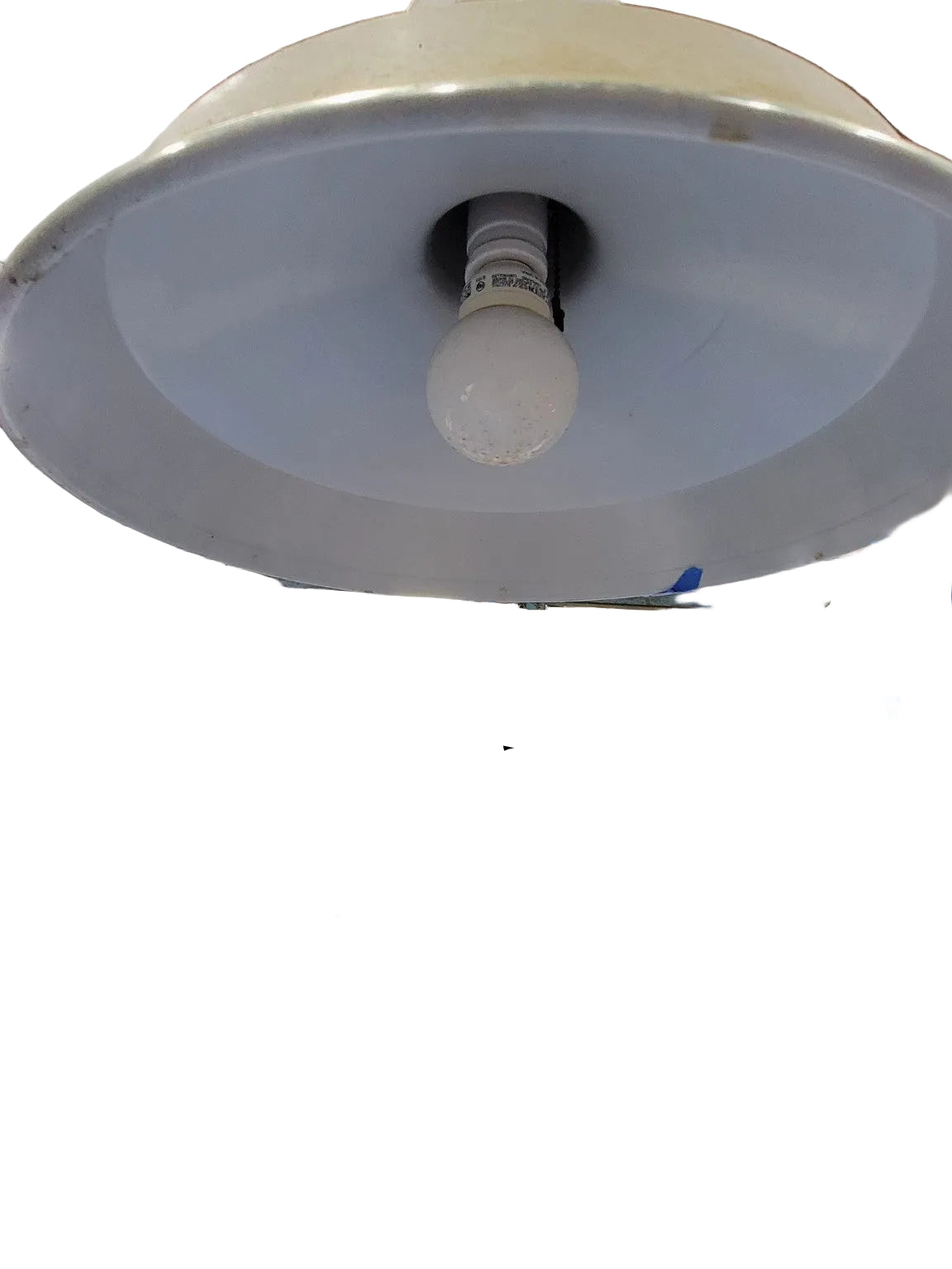 Vintage Industrial Enameled Steel Warehouse Pendant Light