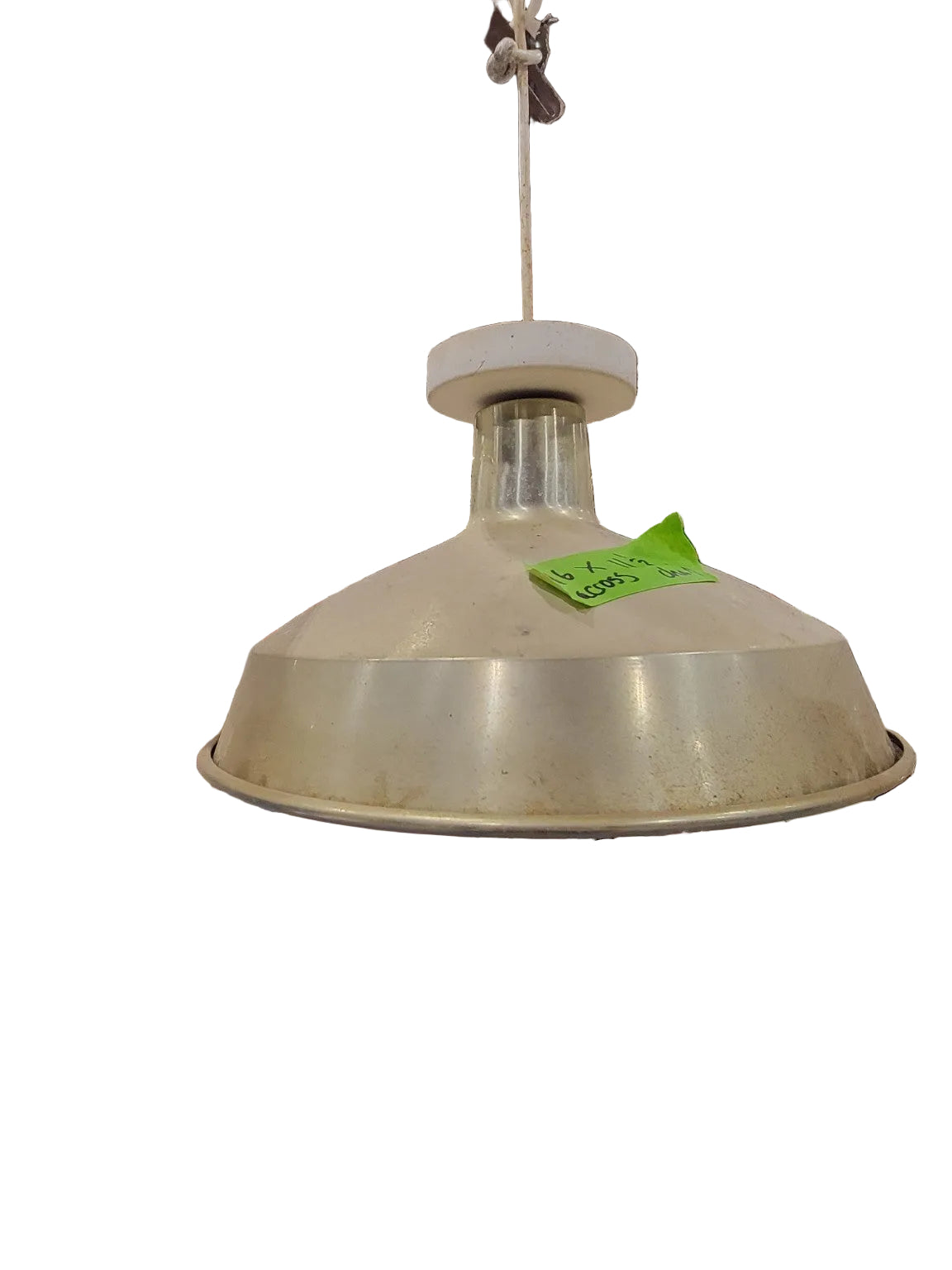 Vintage Industrial Enameled Steel Warehouse Pendant Light