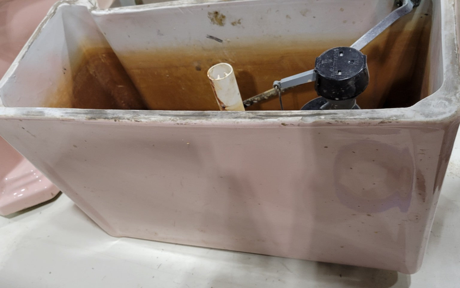 Vintage Standard Pink Two-Piece Porcelain Toilet (Tank & Bowl – No Lid)