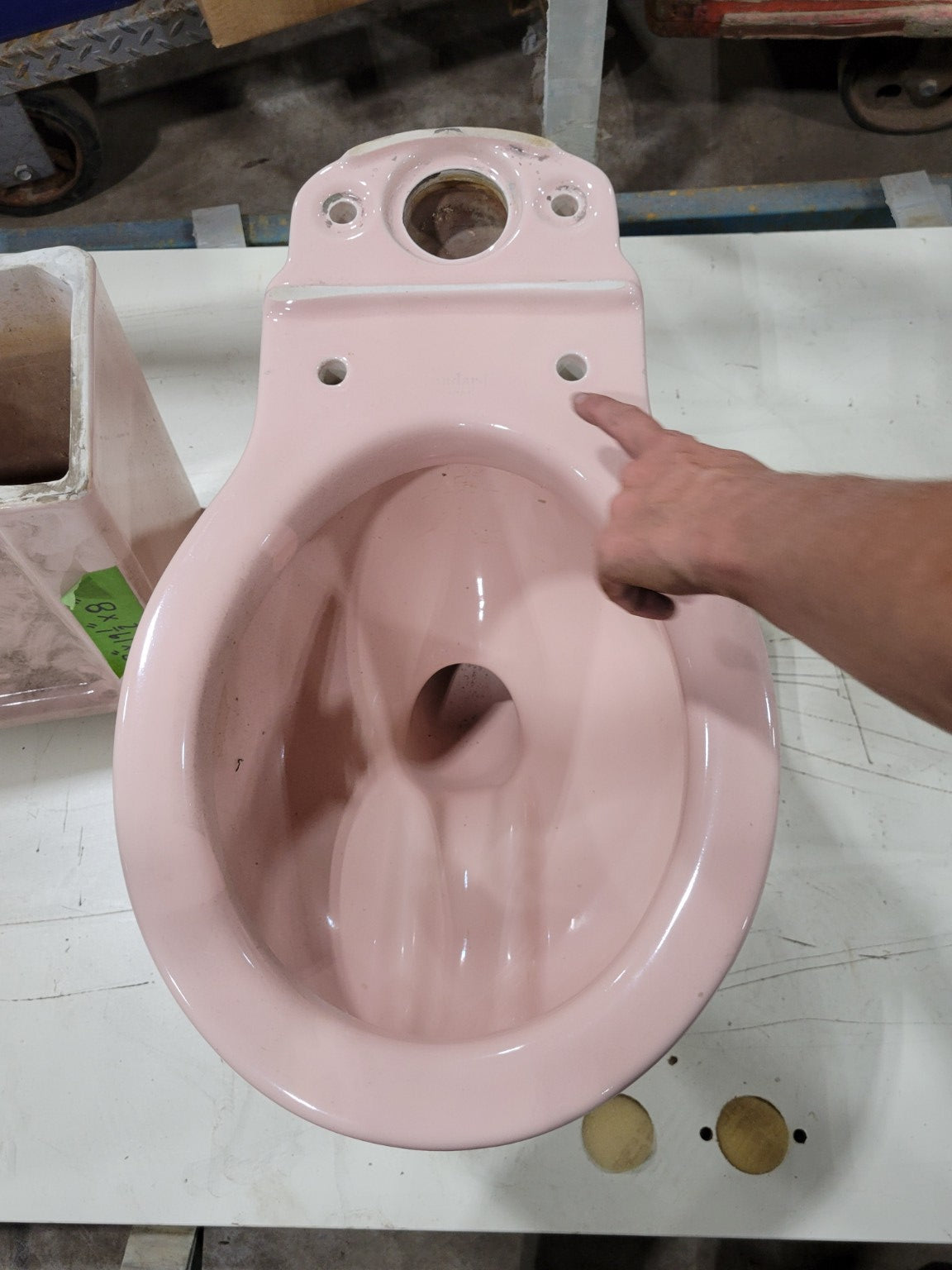 Vintage Standard Pink Two-Piece Porcelain Toilet (Tank & Bowl – No Lid)