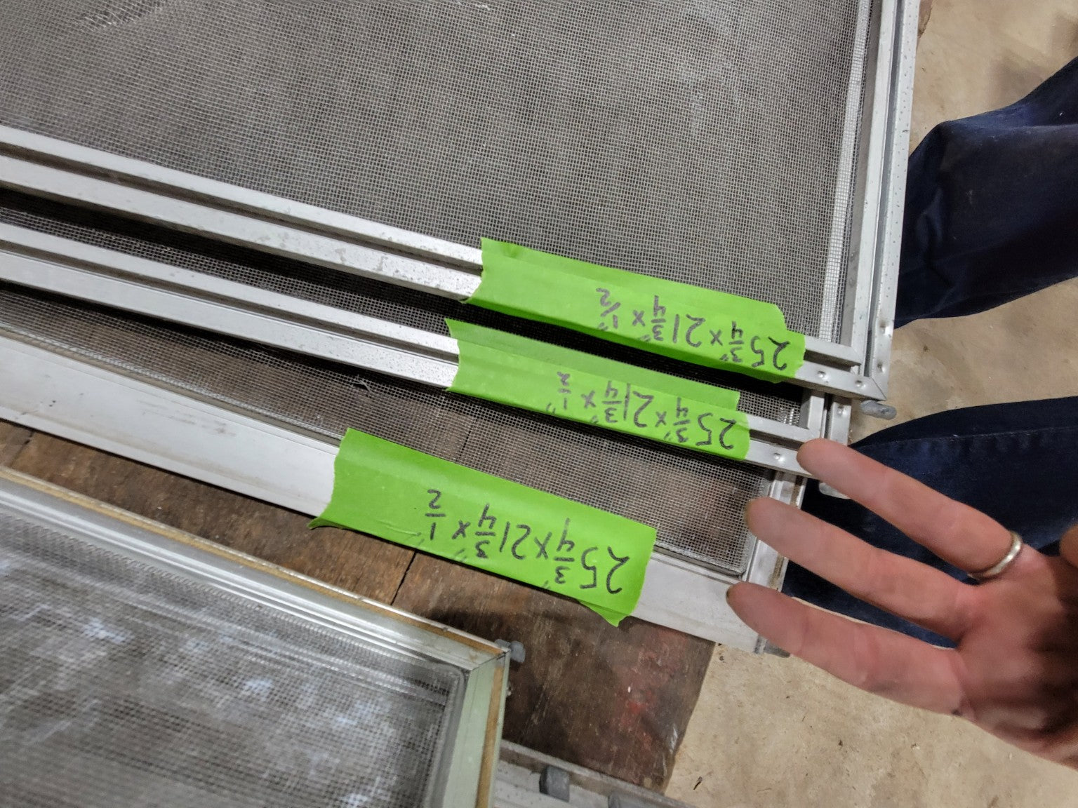 Aluminum Window Screen Insert – 25¾" x 21¾"