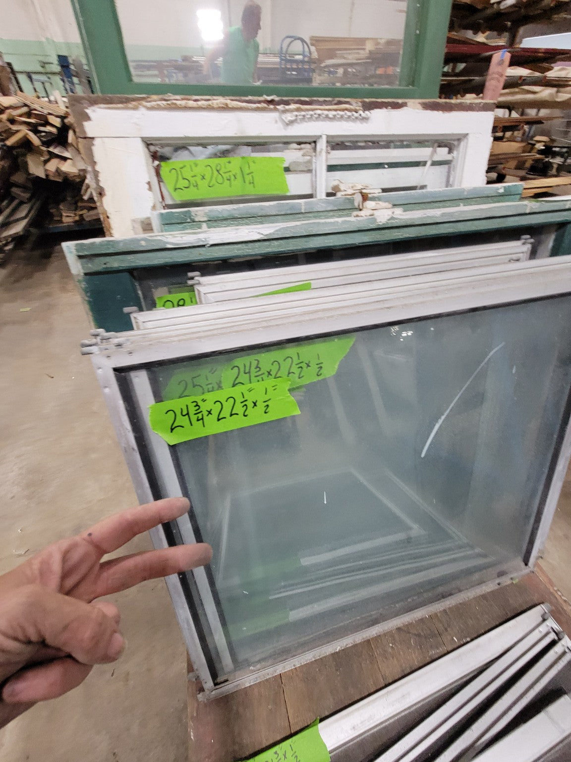 Insulated Window Glass Panel – 24¾" x 22½"