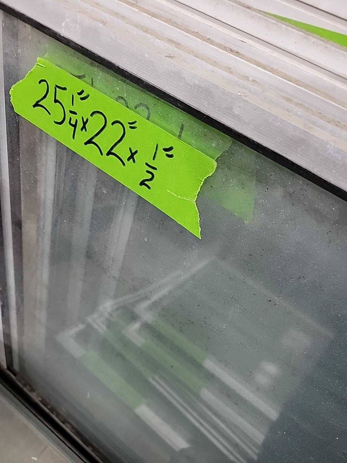 Insulated Window Glass Panel – 25¼" x 22"