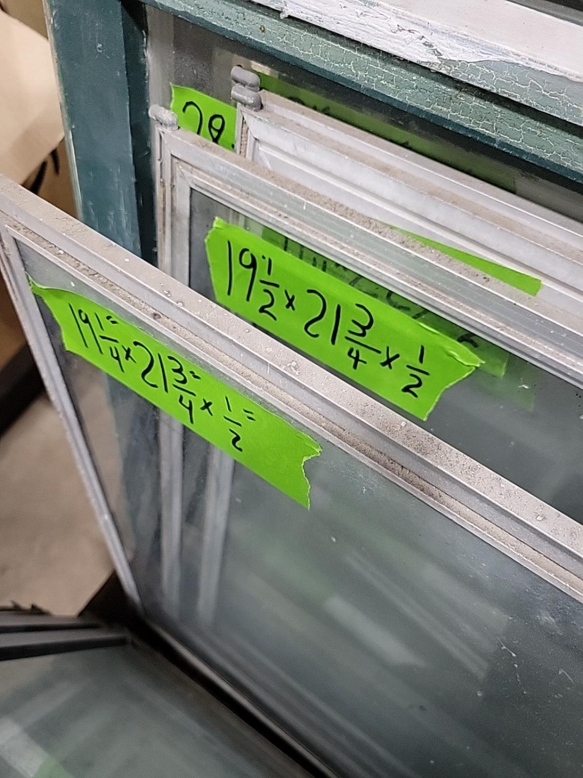 Insulated Window Glass Panel – 19½" x 21¾"