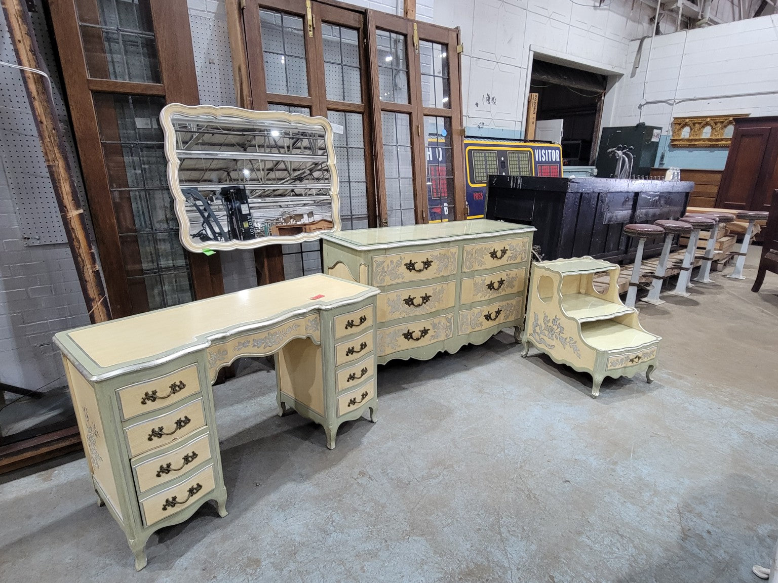 John Widdicomb French Provincial Bedroom Suite – 4 Piece Vintage Set