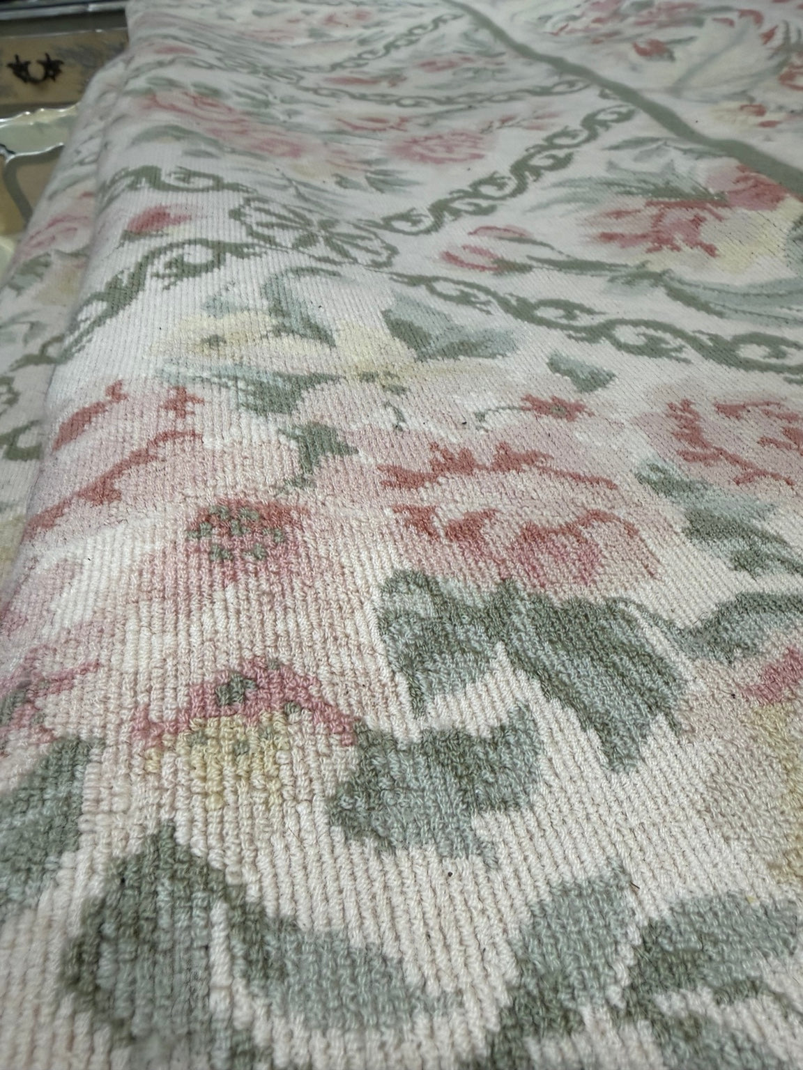 Vintage Floral Tapestry-Style Area Rug