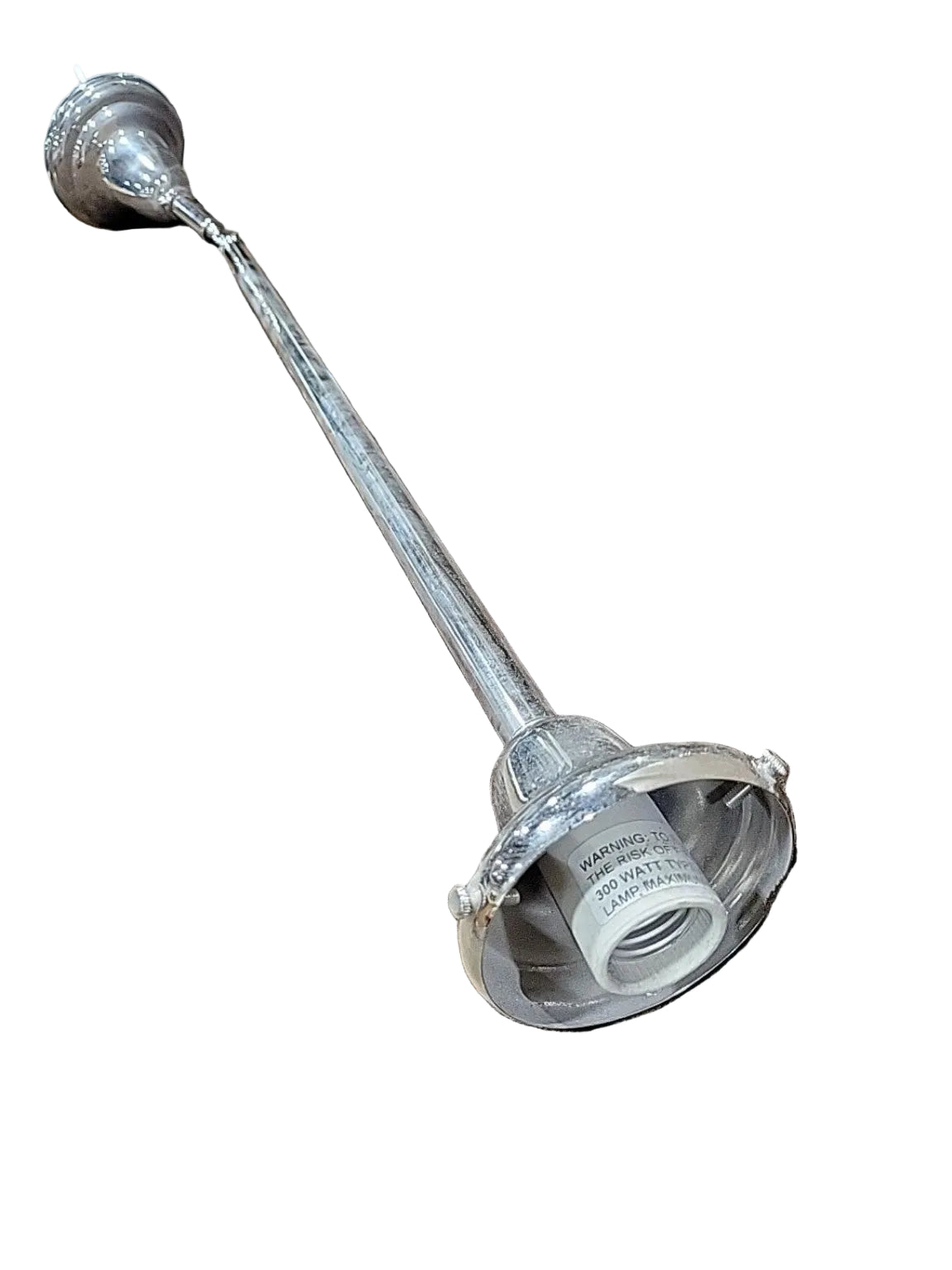Rejuvenation Chrome Pendant Light Fixture – 35" Drop