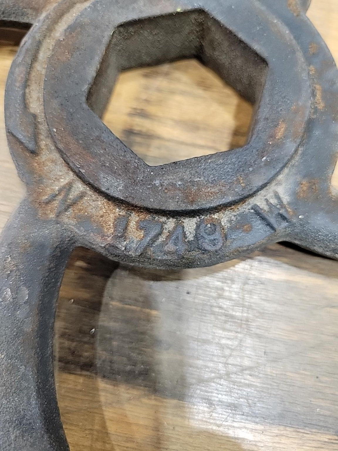 Vintage 10" Cast Iron Industrial Valve Wheel