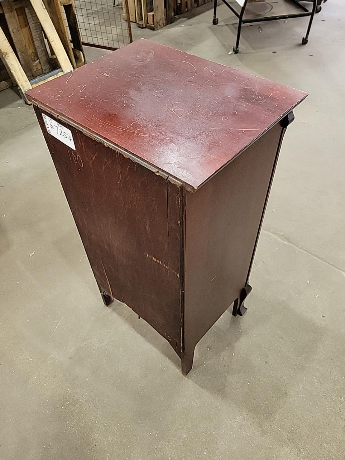 Antique 1904 Patent Wood Document Filing Cabinet