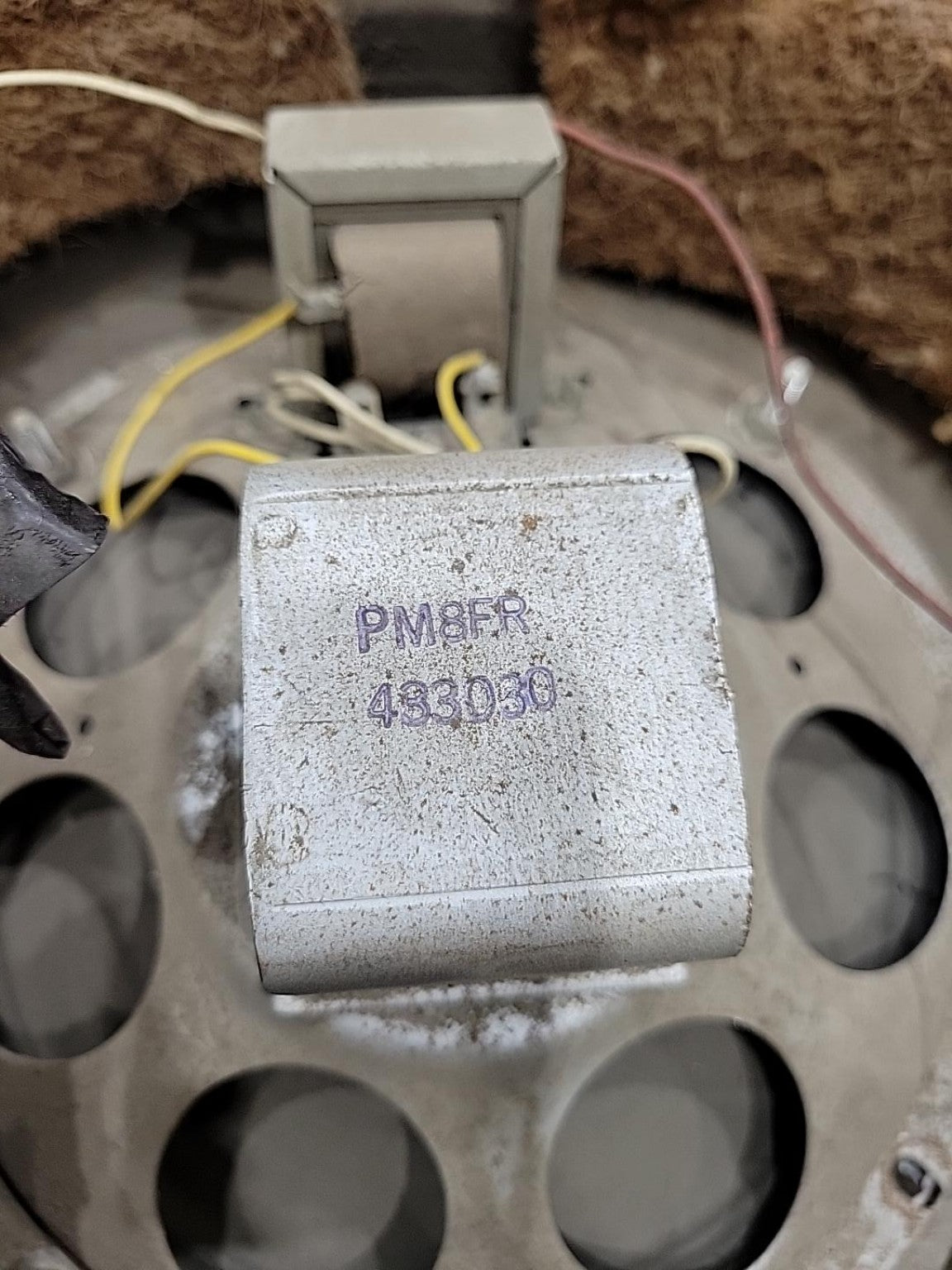 Vintage Industrial Metal Ceiling Speaker Assembly