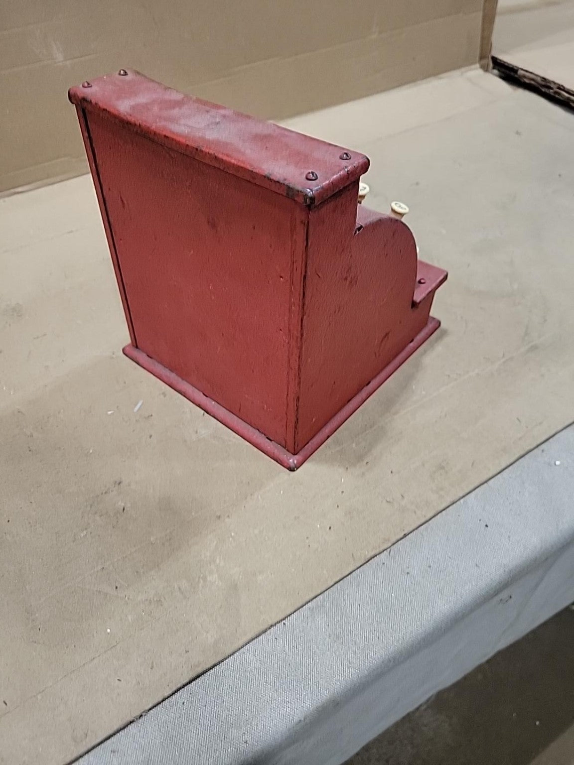Vintage 1950s Tom Thumb Metal Toy Cash Registe